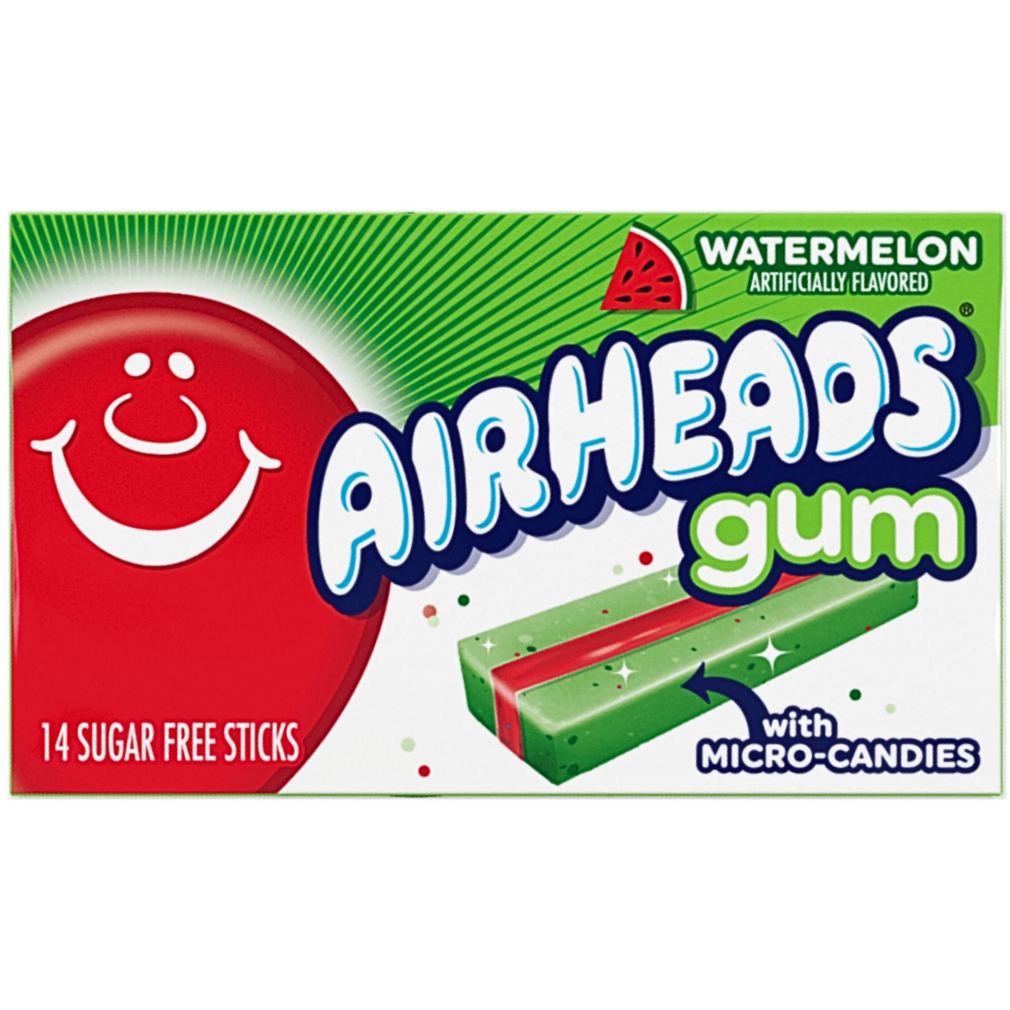 Airheads Gum Watermelon - 33g (THT: 30-11-2025)