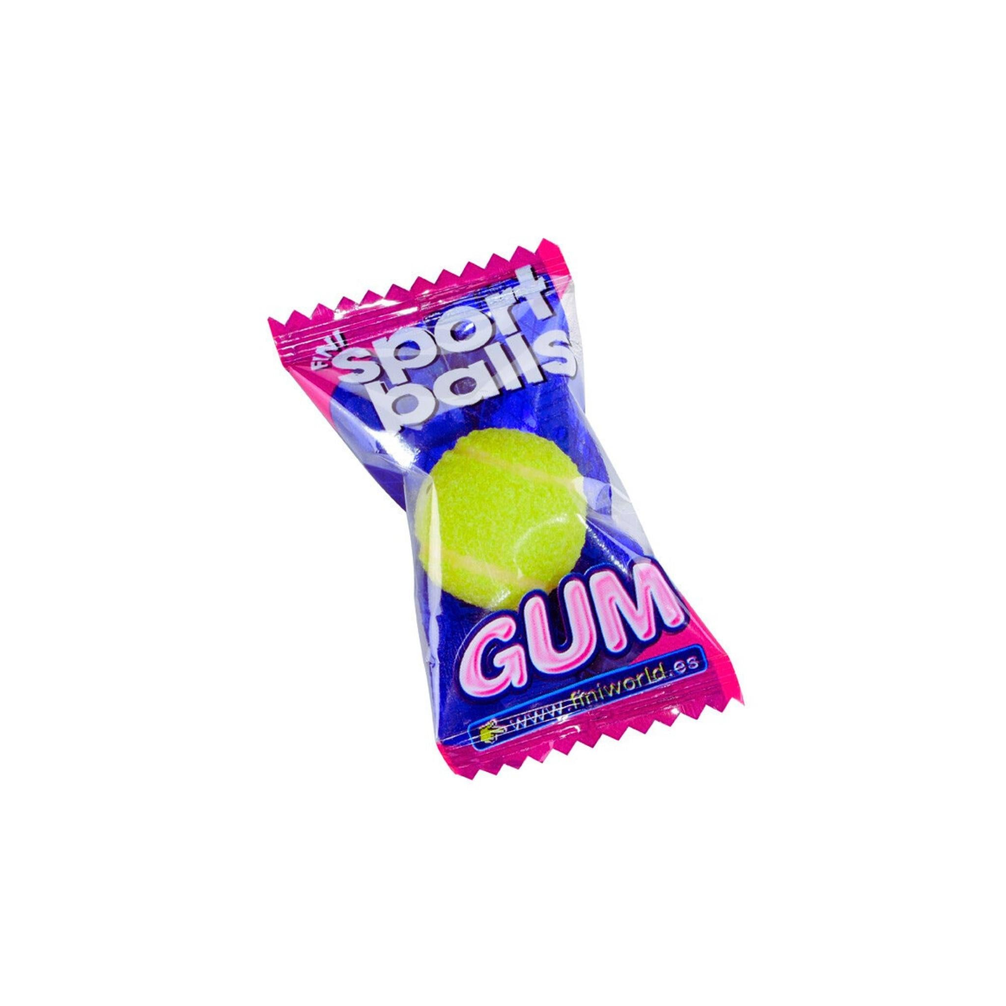 Fini Tennis Balls Bubble Gum - 200 x 5g