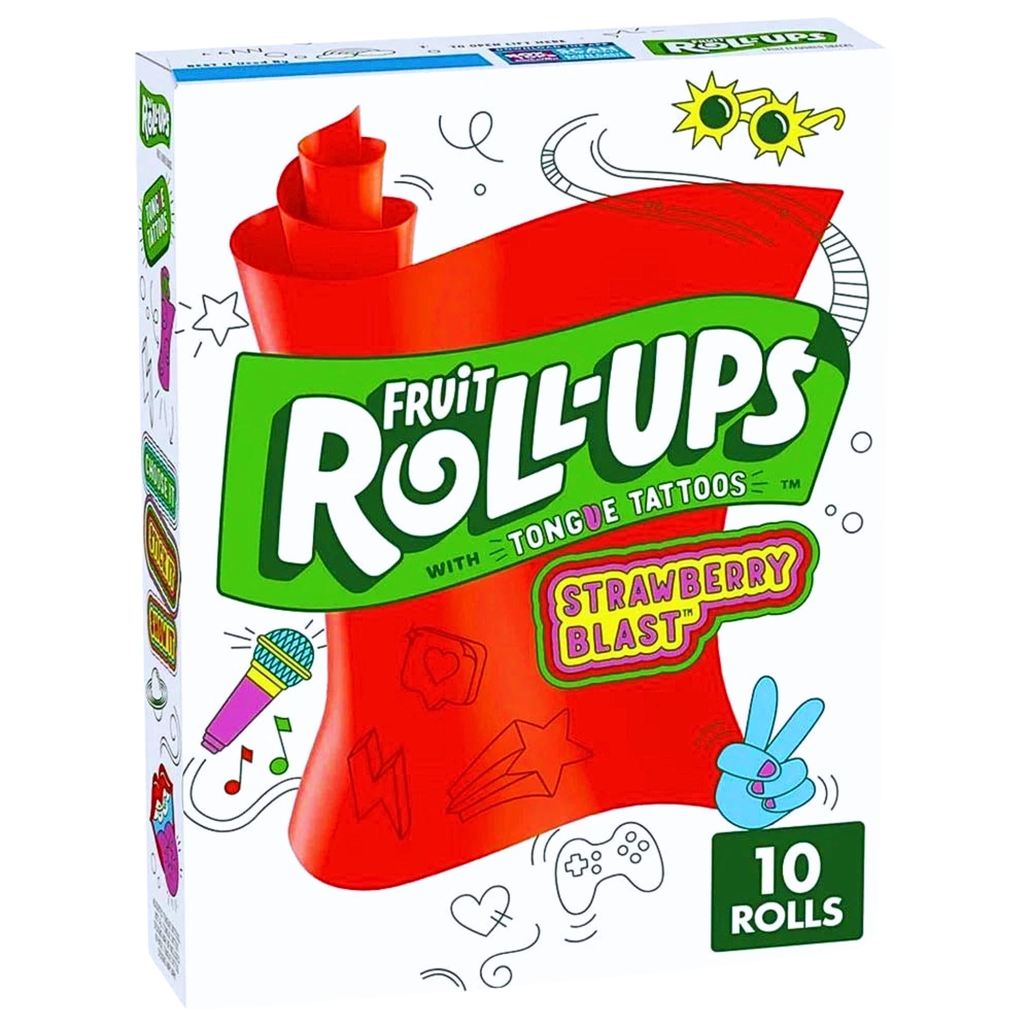 Fruit Roll-Ups Strawberry Blast - 141g