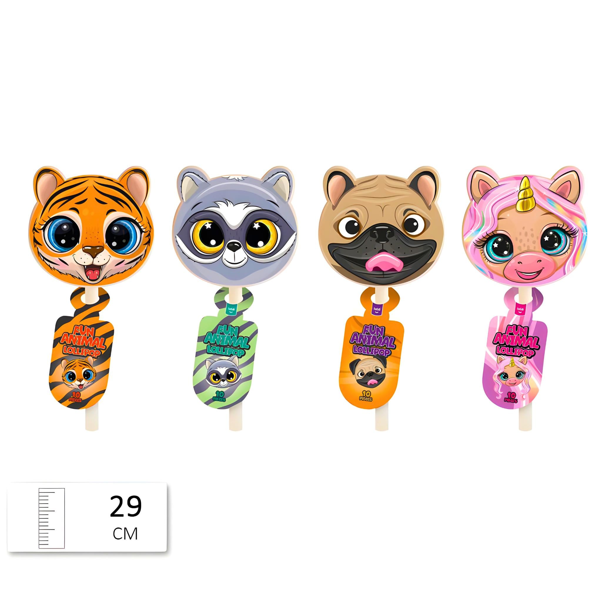 Fun Animal Lollipop - 80g