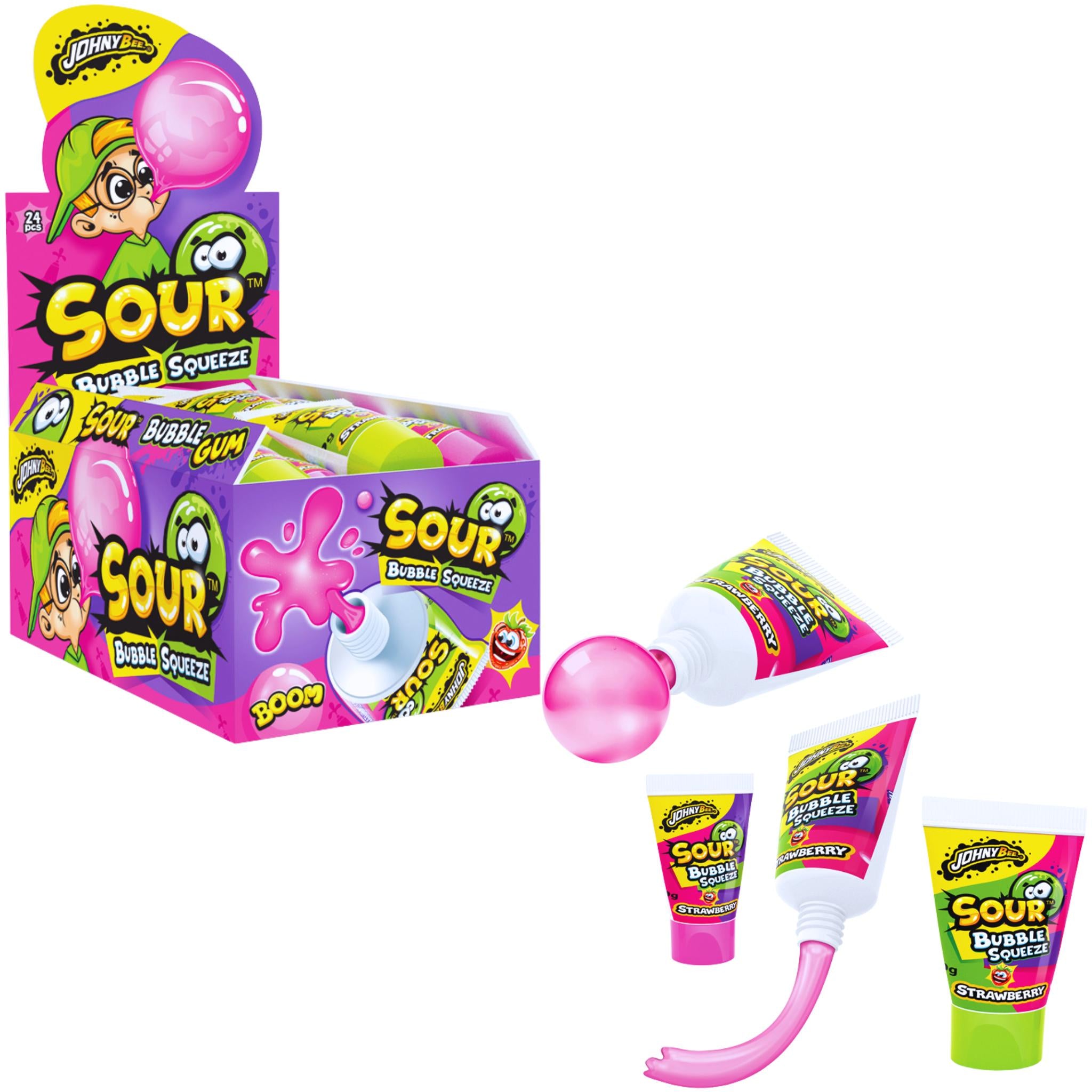 Johny Bee Sour Bubble Squeeze - 30 g
