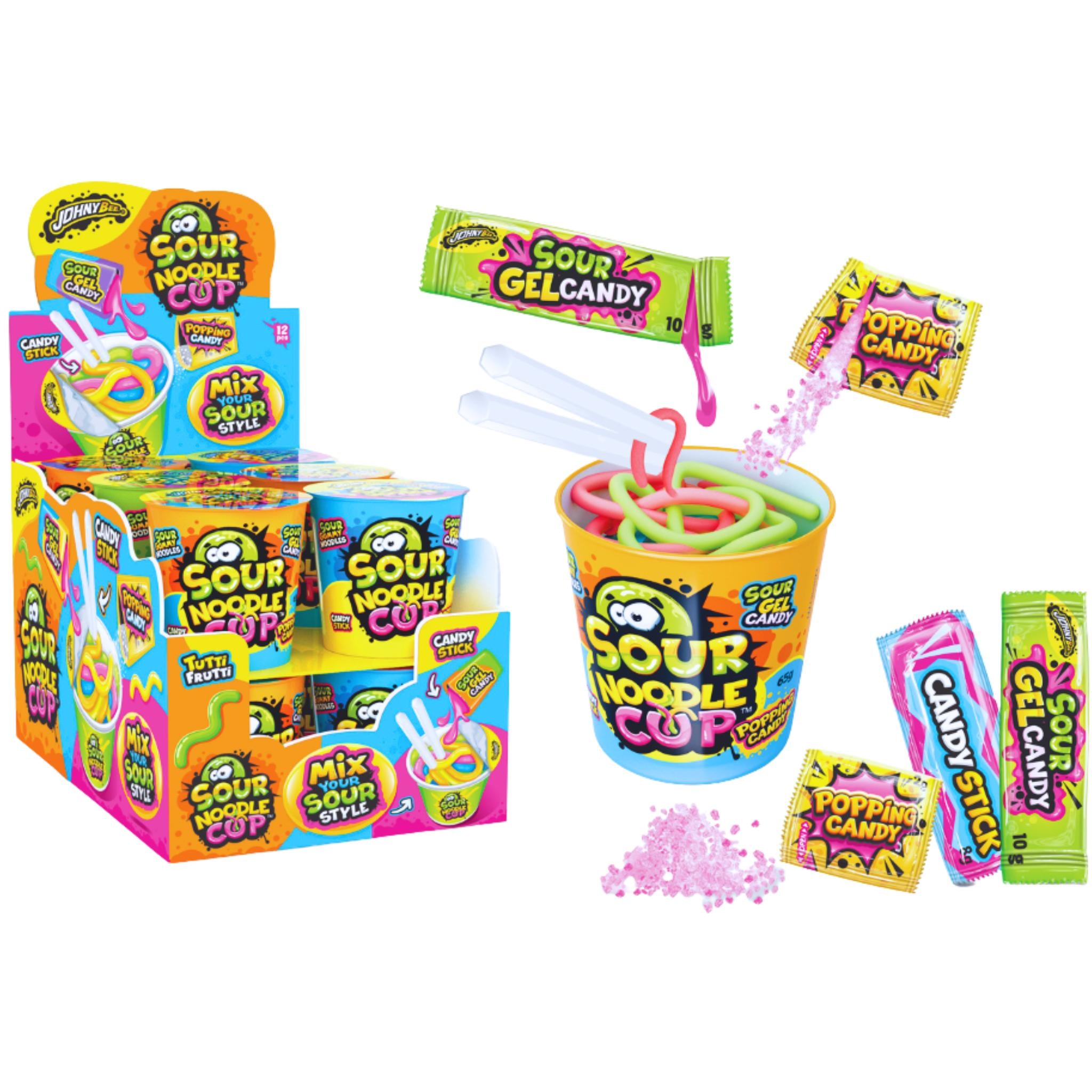 Johny Bee Sour Noodle Cup - 65g