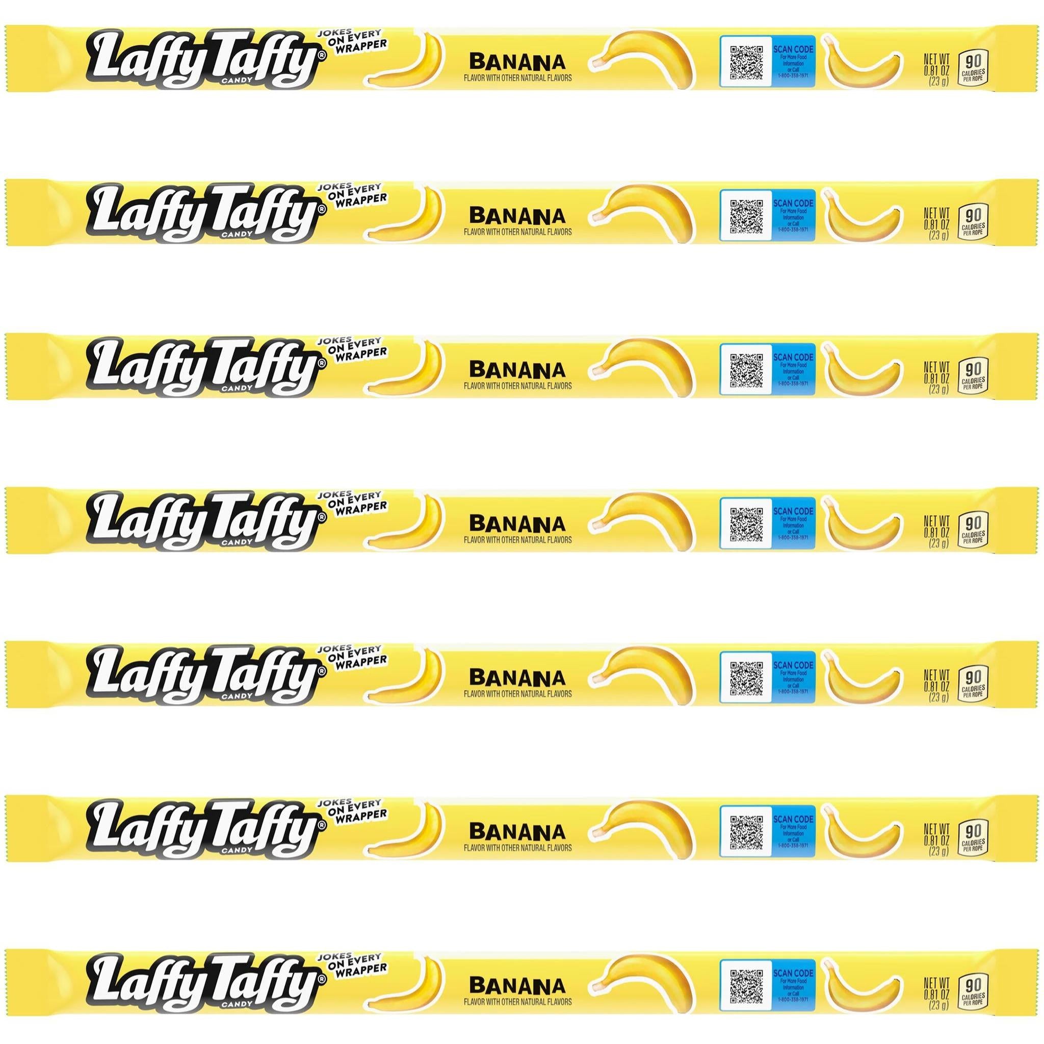 Laffy Taffy Banana Bundle - 7 x 23g