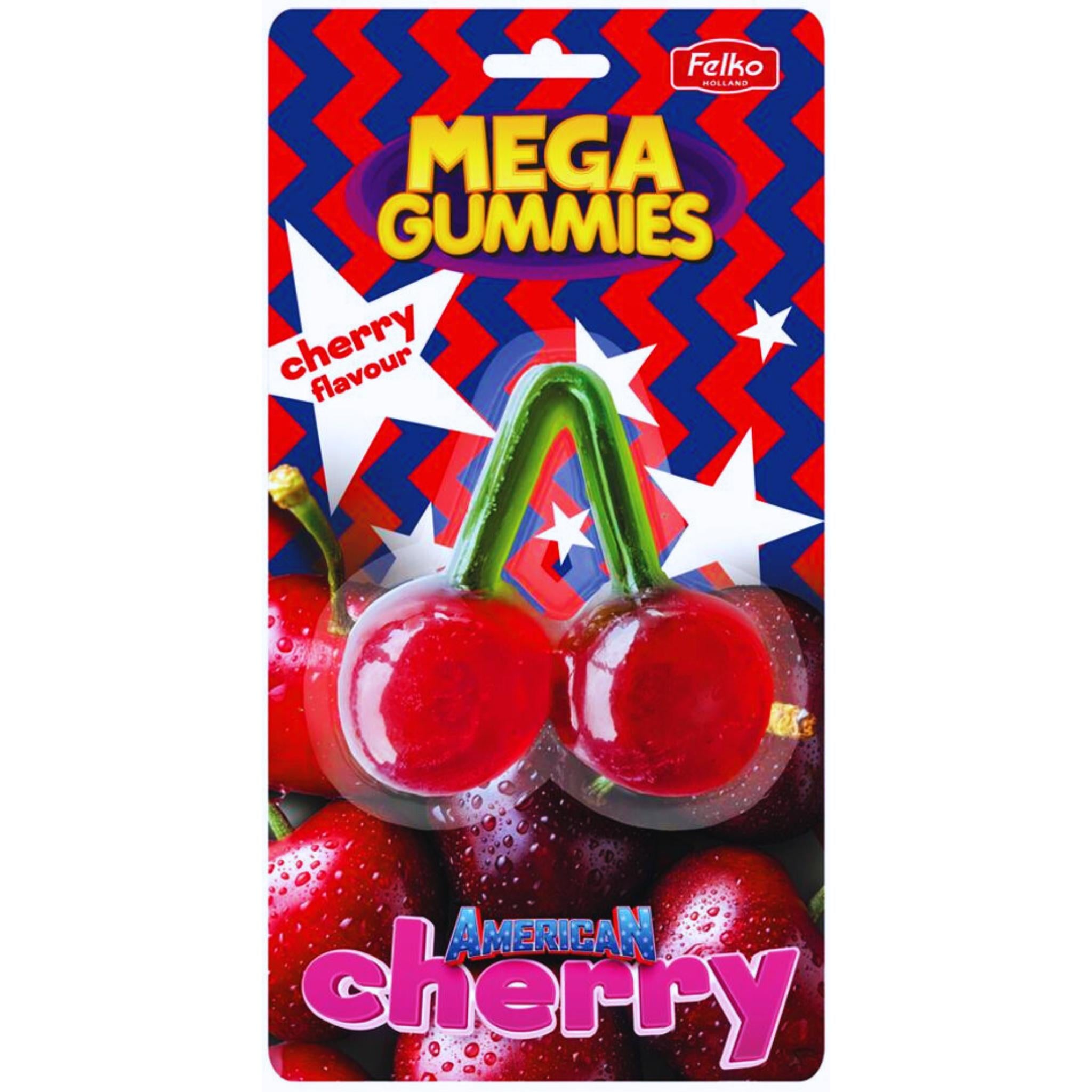 Mega Gummies Amerikanische Kirsche (XL) - 120g