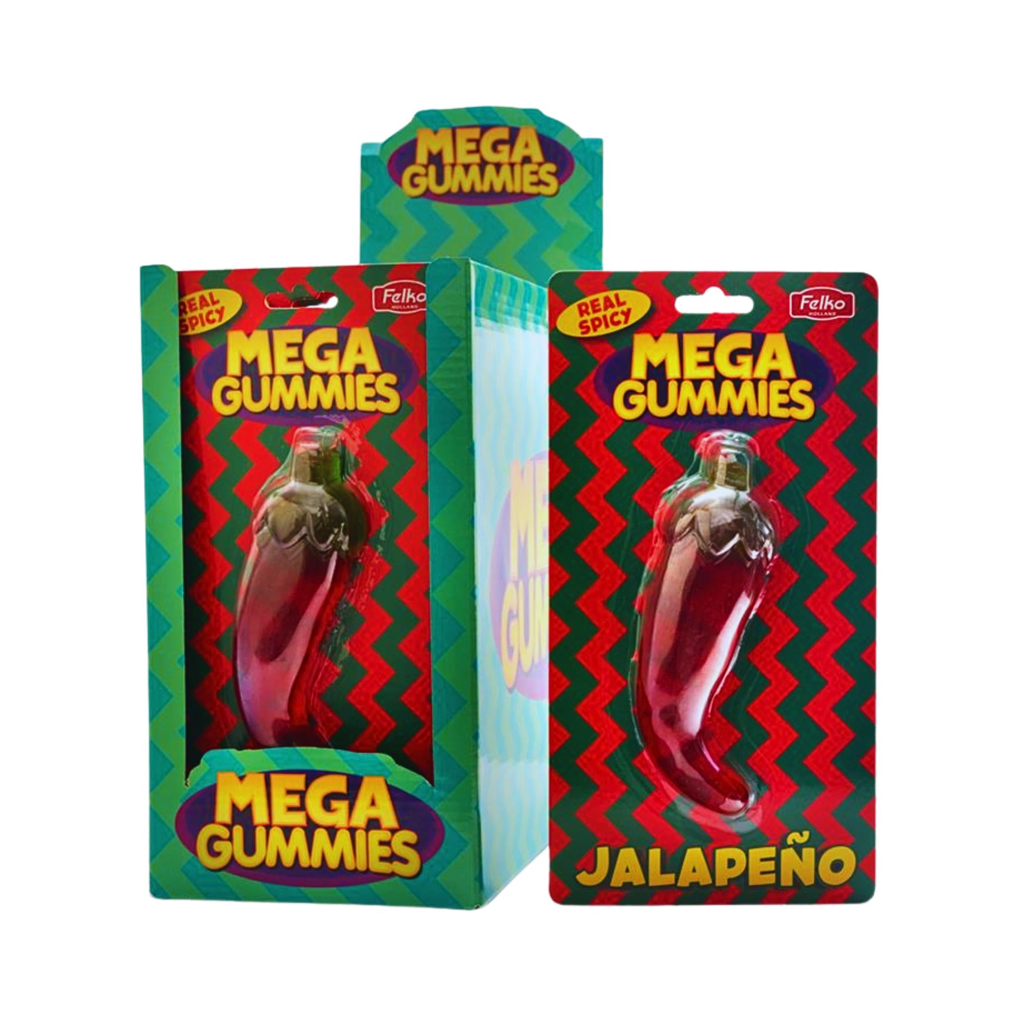 Mega Gummies Jalapeno (XL) - 120g (THT: 14-09-2025)