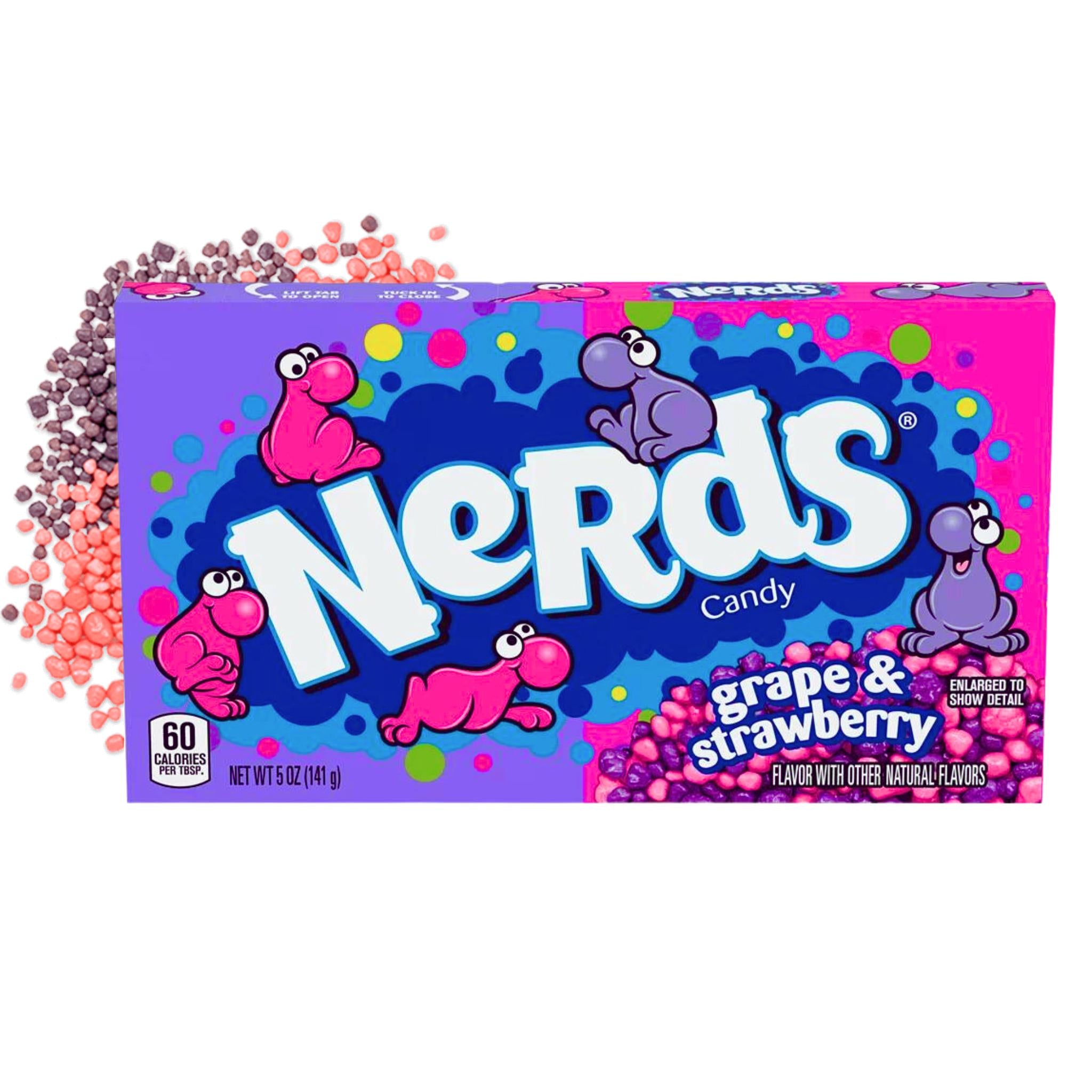 Nerds Grape/Strawberry - 141,7g (THT: 31-10-2025)