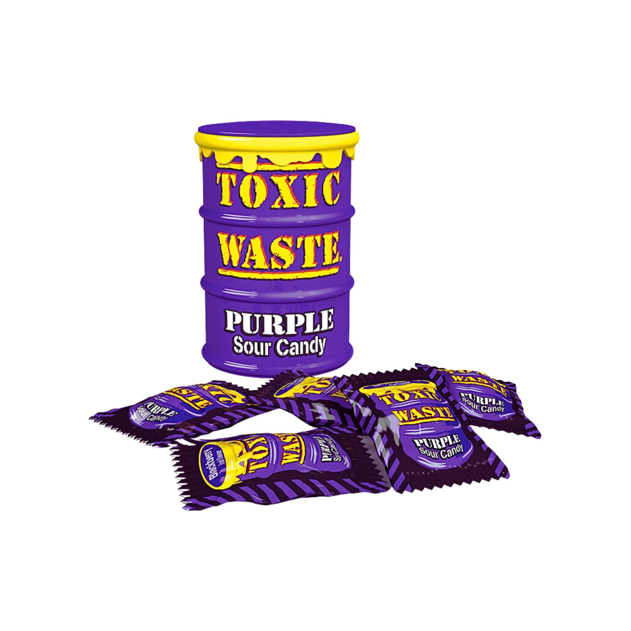 Toxic Waste Purple Sour Candy Drum - 42g (THT: 31-10-2025)