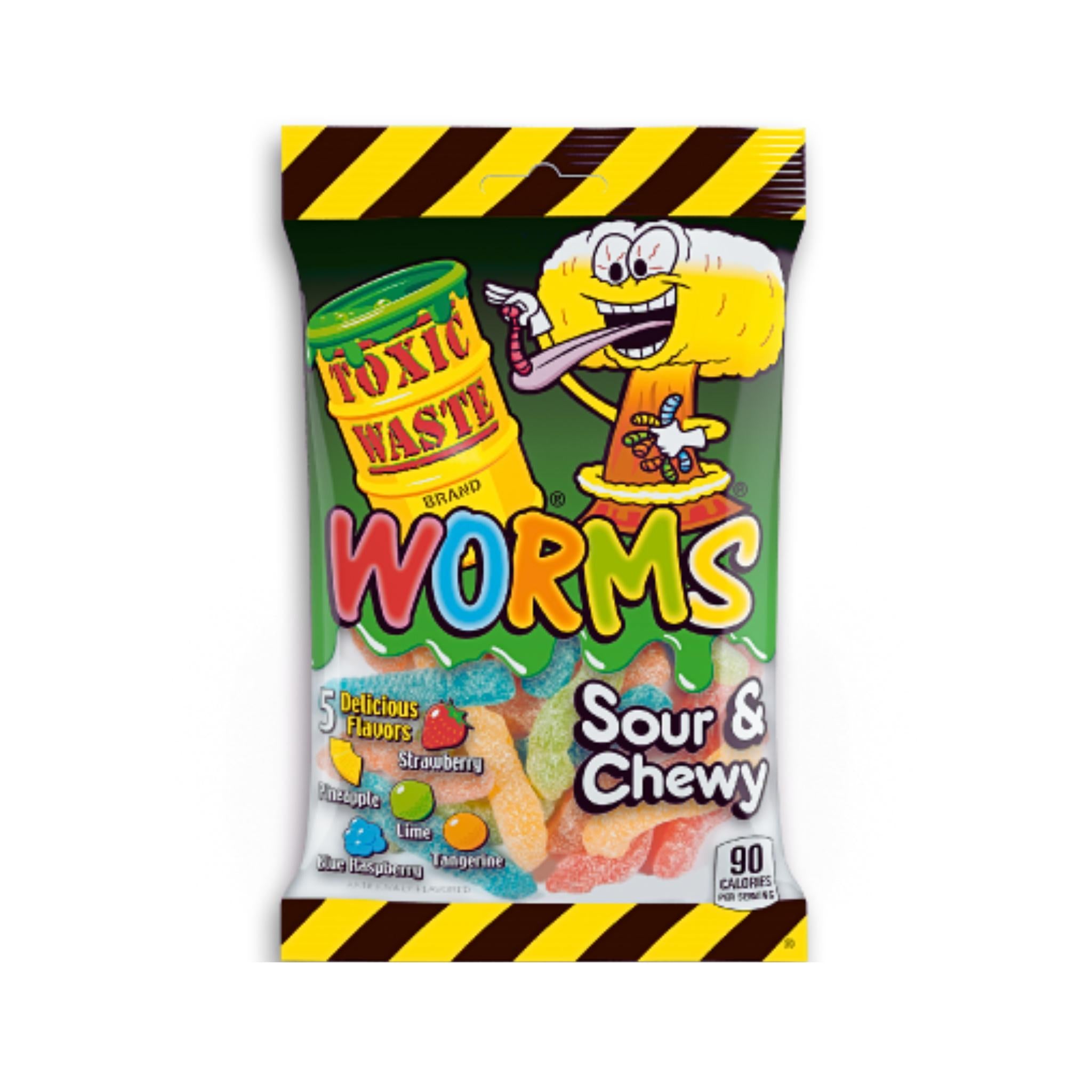 Toxic Waste Sour Worms - 142g (THT: 31-08-2025)