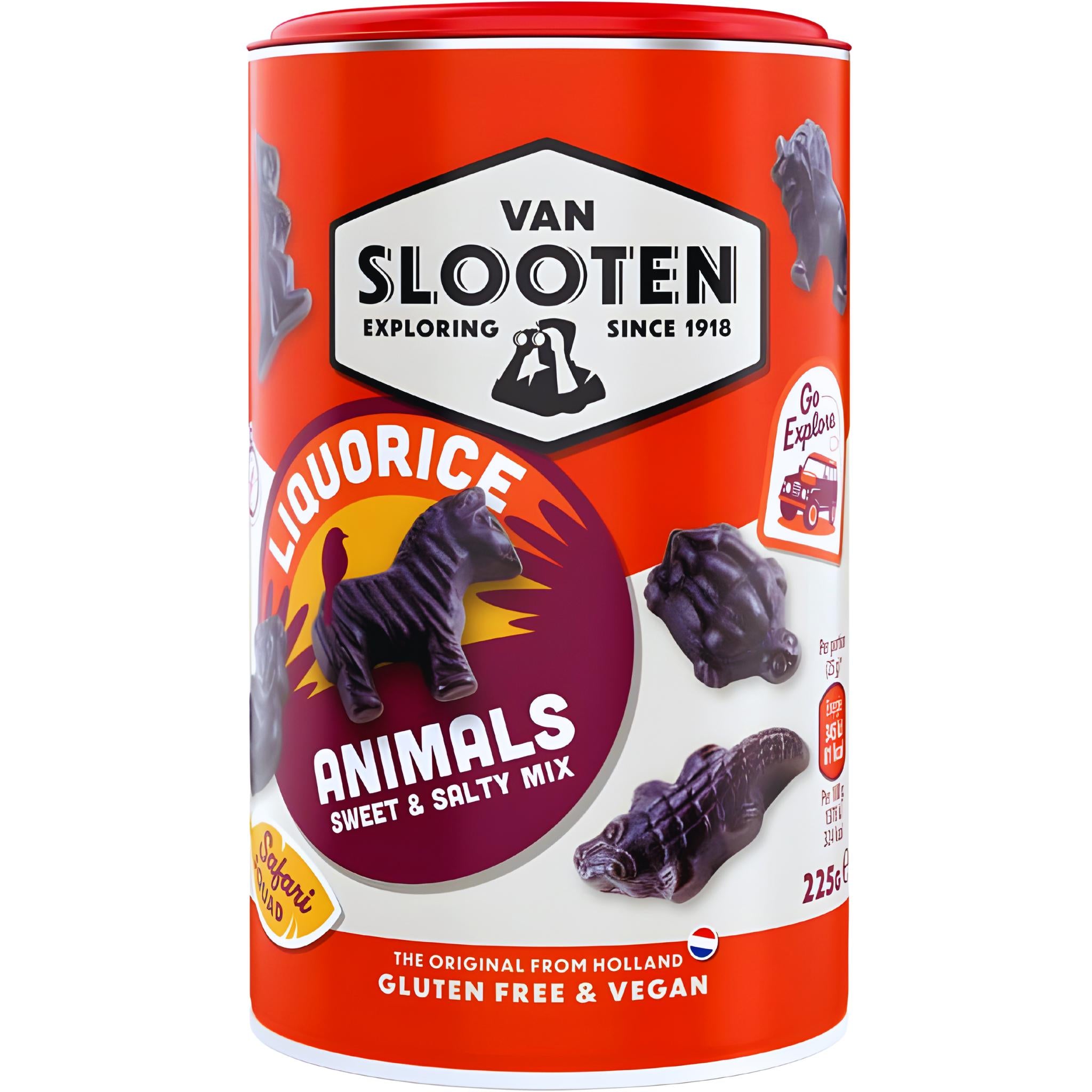 Van Slooten Liquorice Animals - 225g (THT: 29-11-2025)