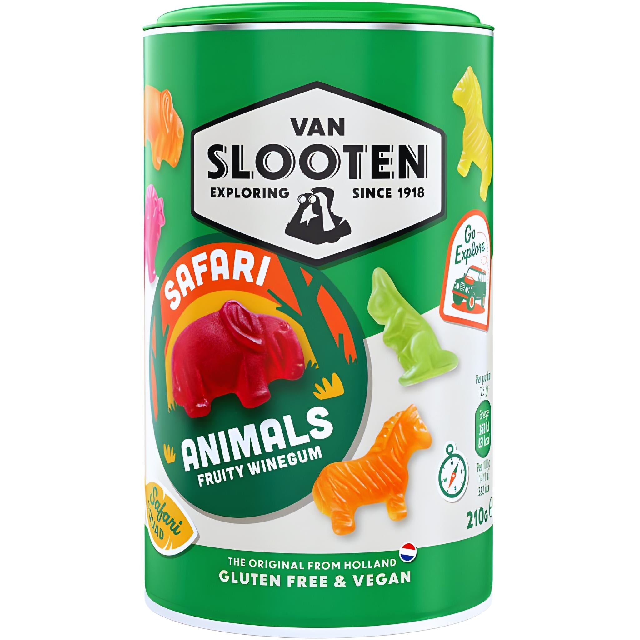 Van Slooten Safari Animals - 210g (THT: 23-12-2025)