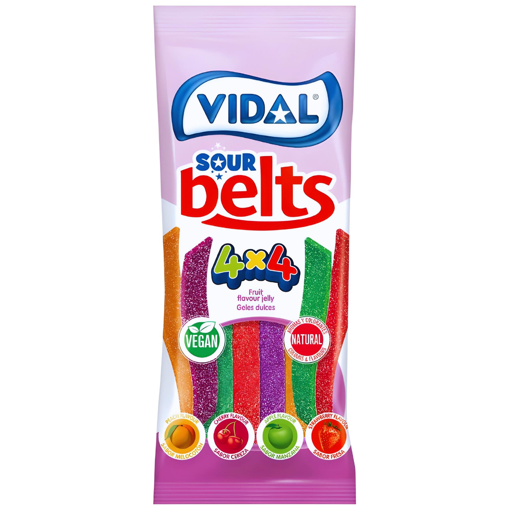 Vidal Sour Belts 4x4 - 90g