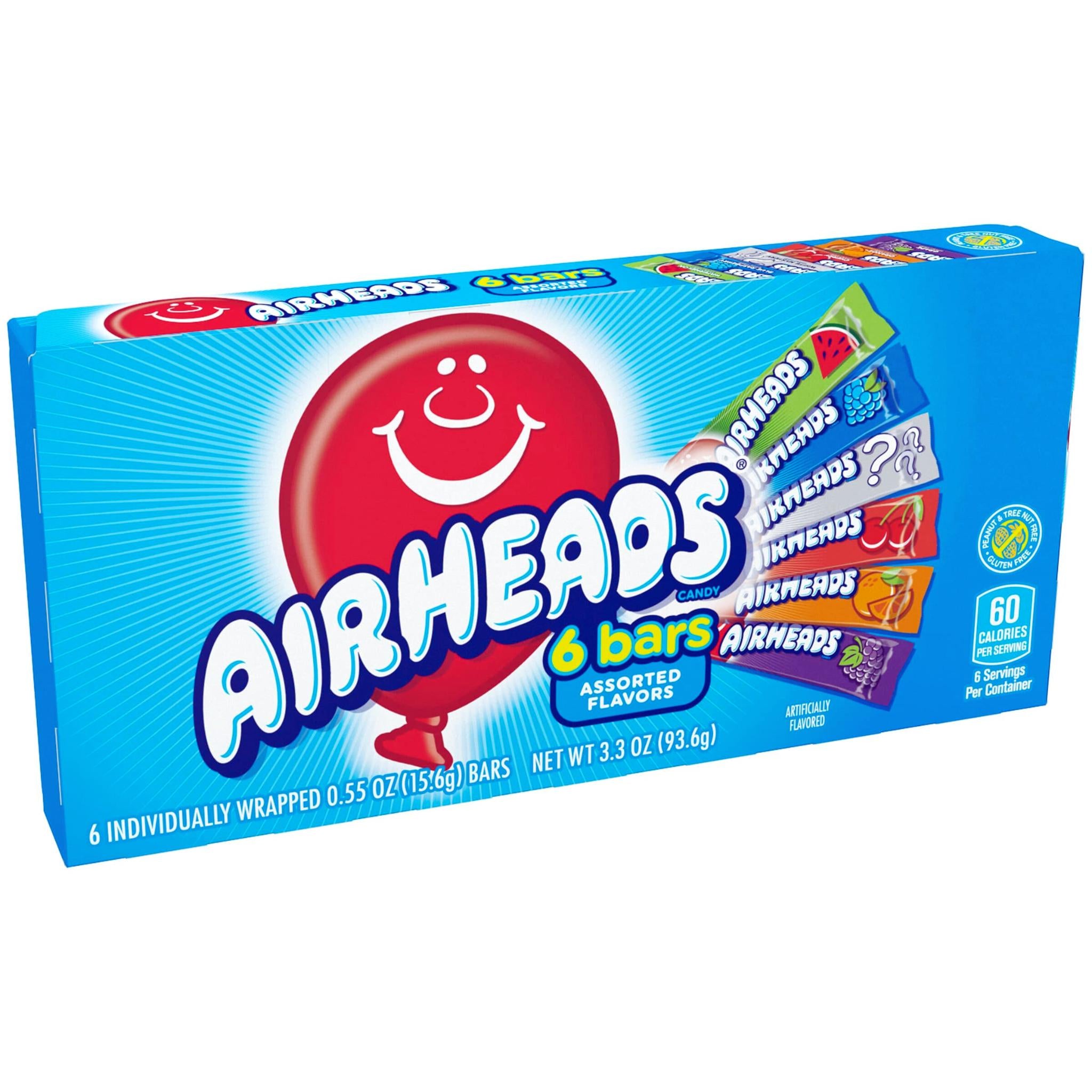Airheads 6 Bars - 93.6g