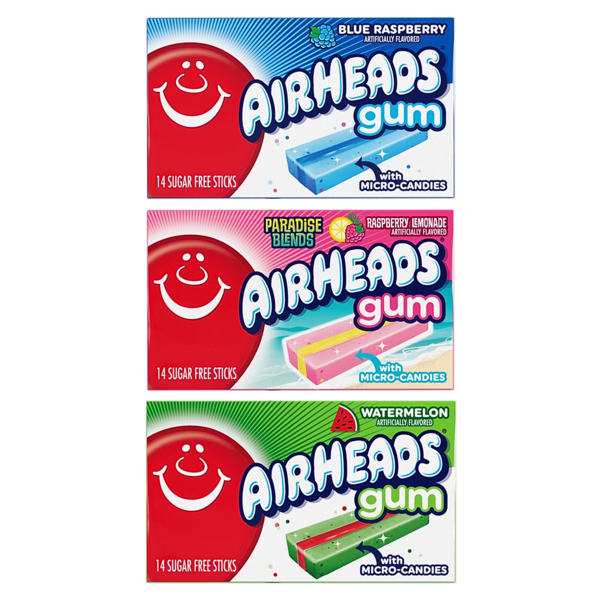 Airheads Gum Bundle - 3 x 33g