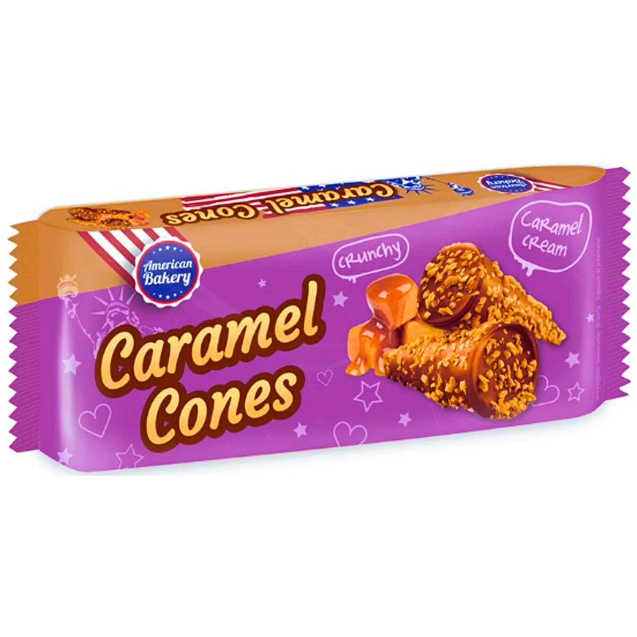 American Bakery Caramel Cones - 112g