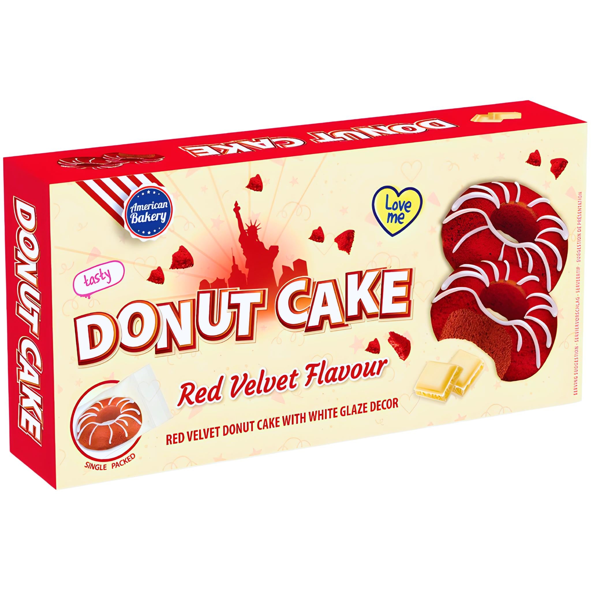 American Bakery Donut Cake Red Velvet - 135g