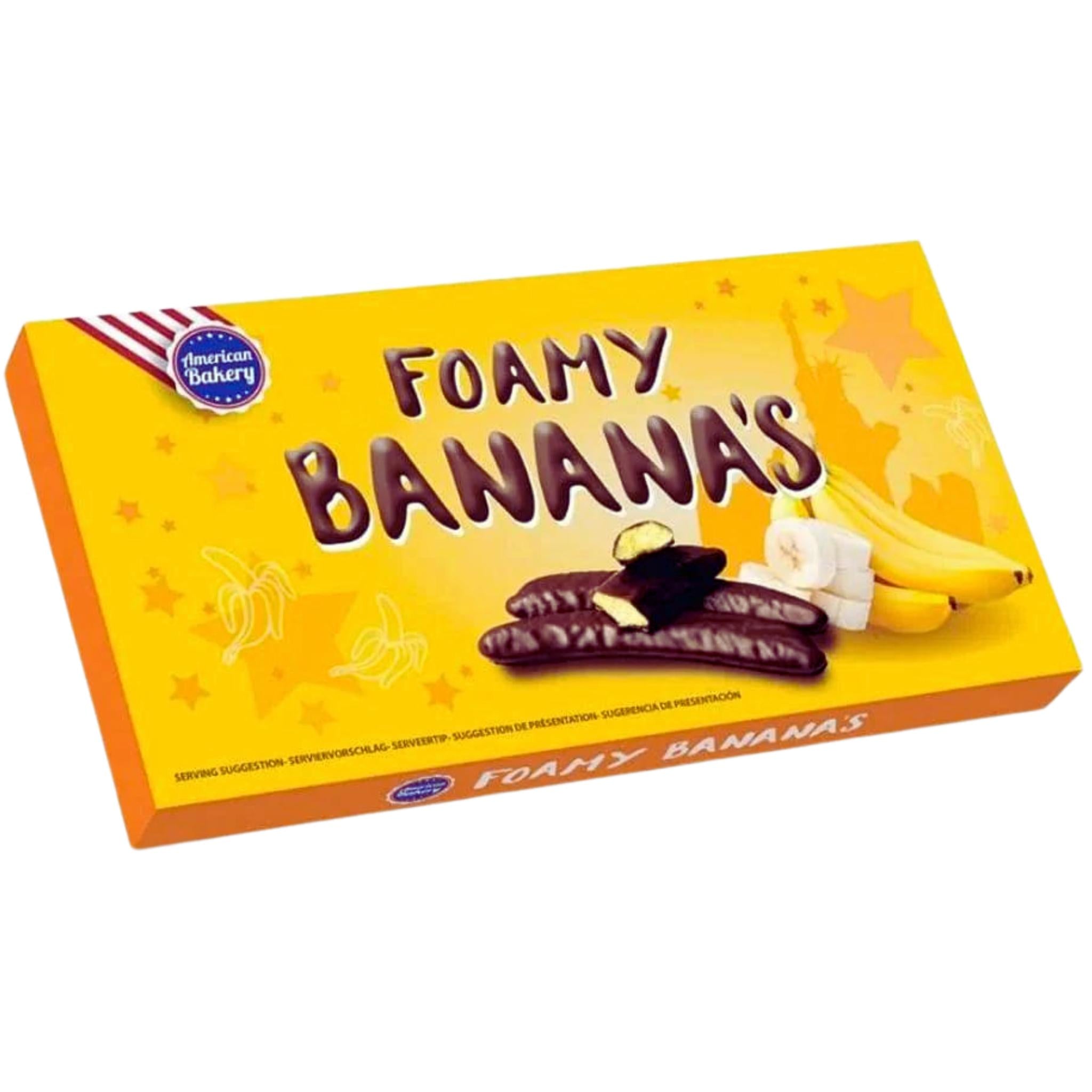 American Bakery Foamy Banana's - 136g (THT: 25-05-24)