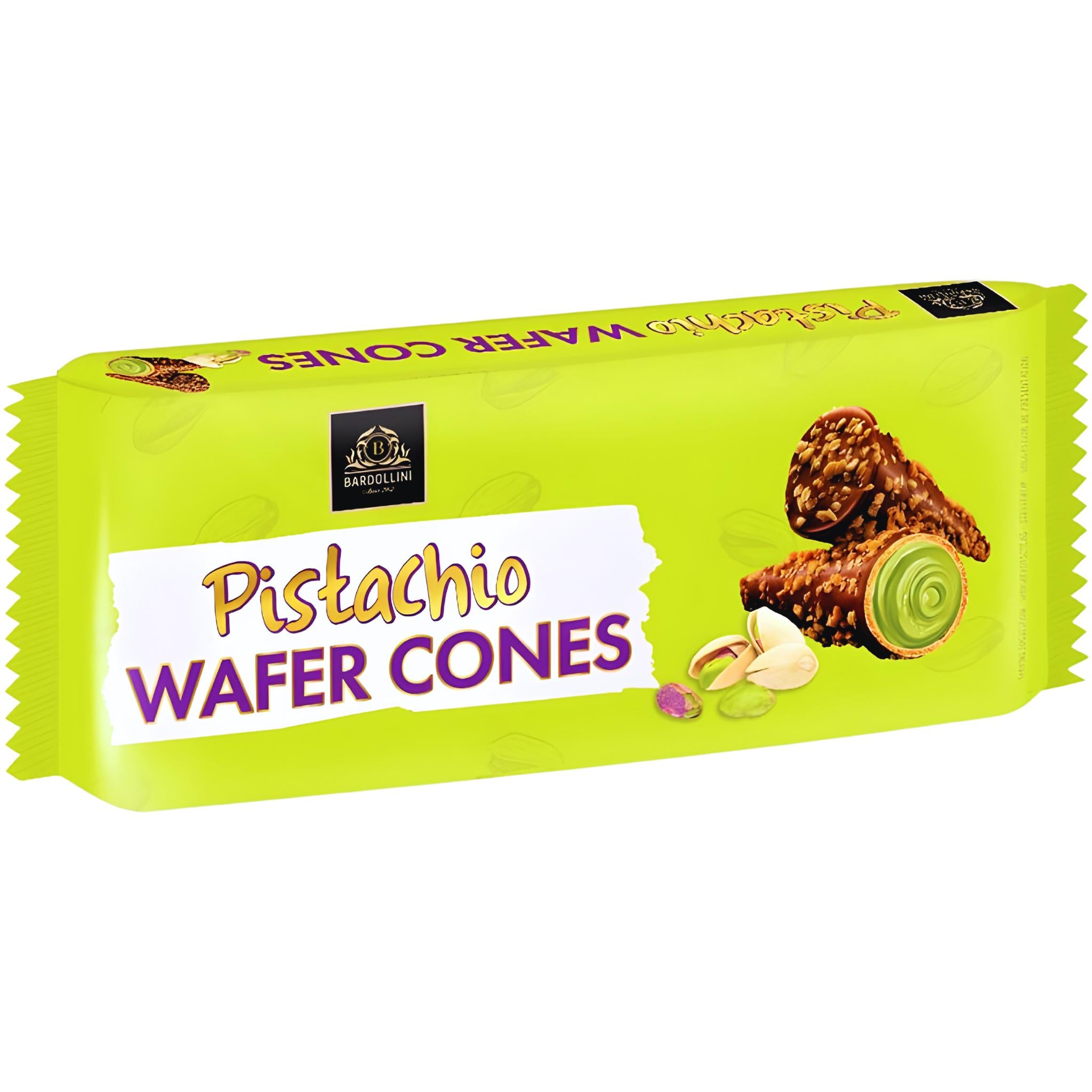 Bardollini-Waffeltüten mit Pistaziengeschmack - 100g