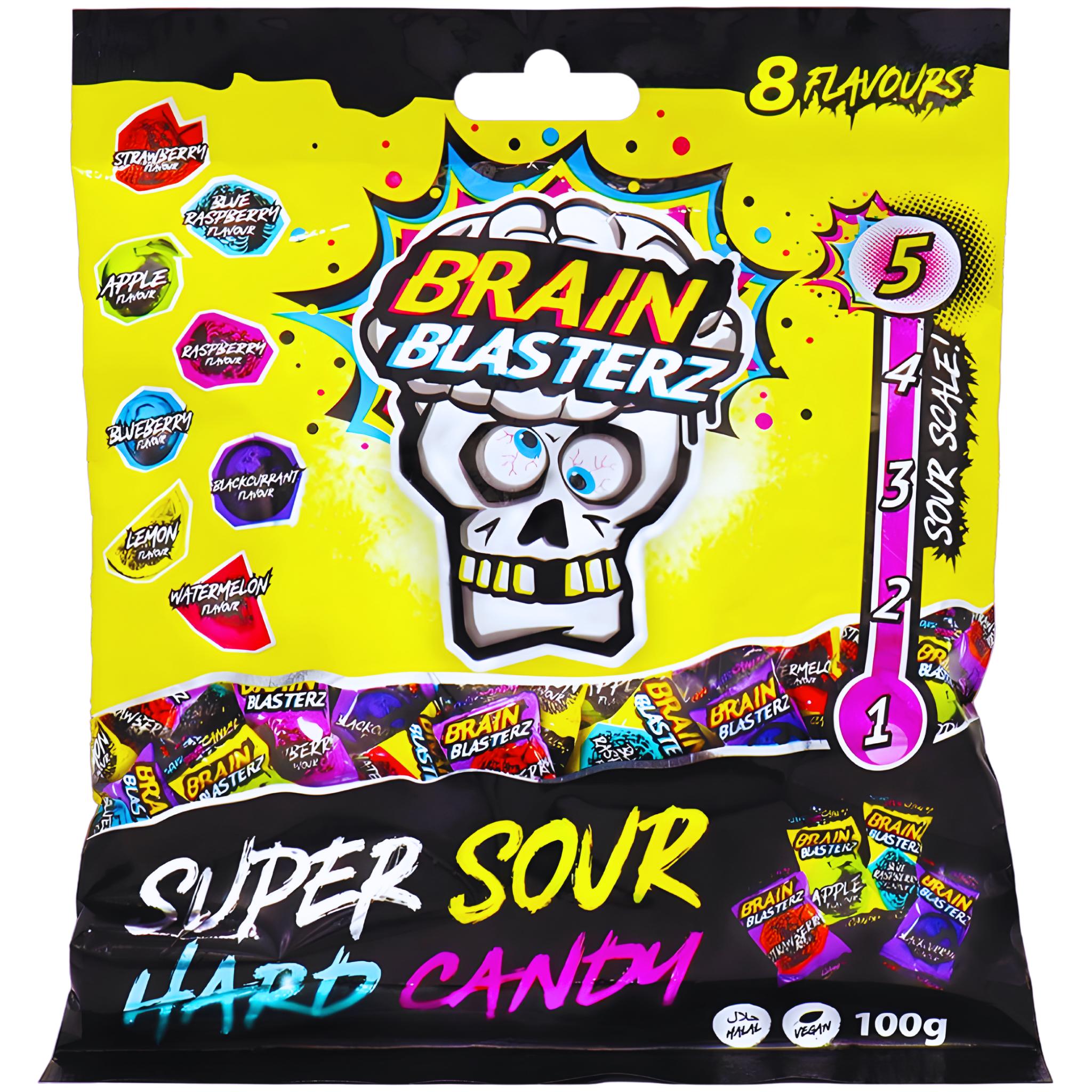 Brain Blasterz Super Sour Bonbons - 100g