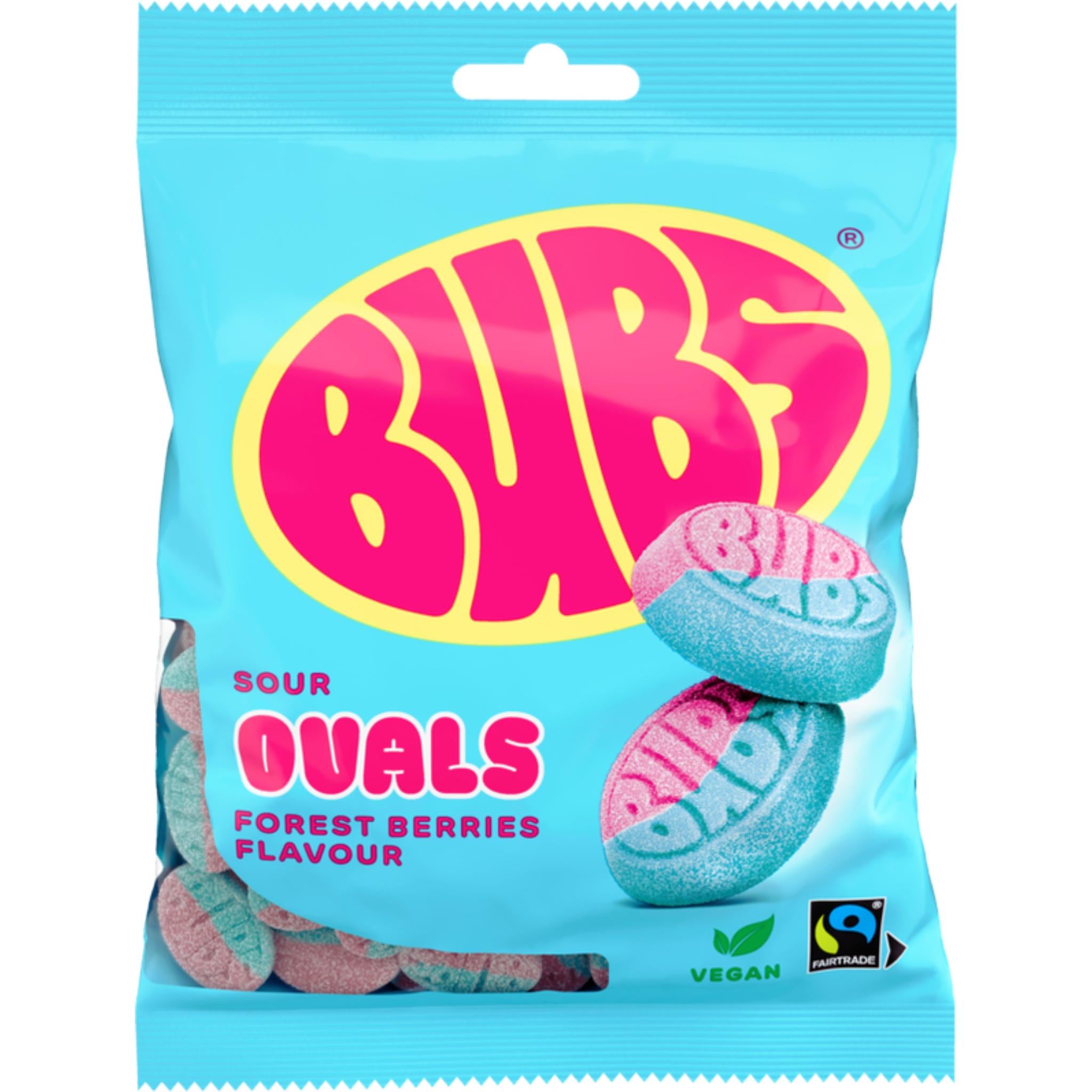 Bubs Forest Berries Sour Ovals - 90g