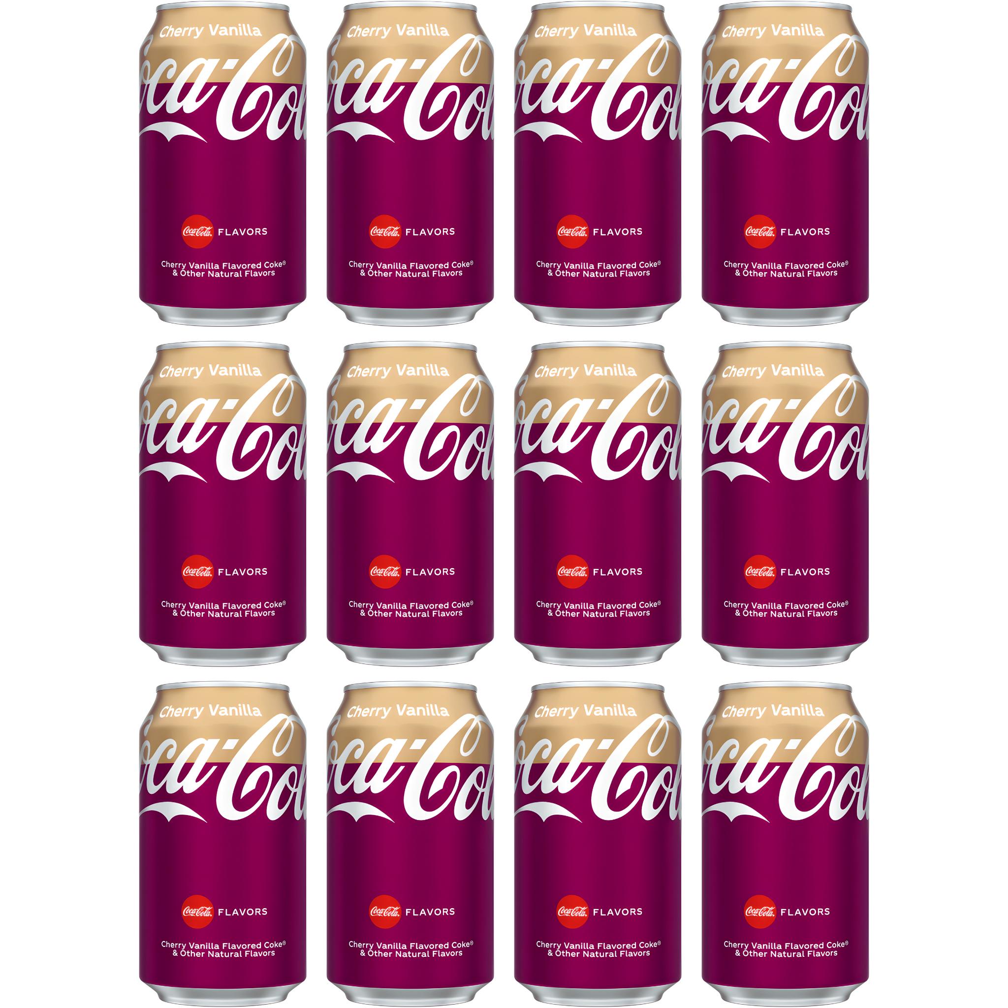 Coca-Cola Cherry Vanilla Bundle - 12 x 355ml (USA) (INCL. DEPOSIT)