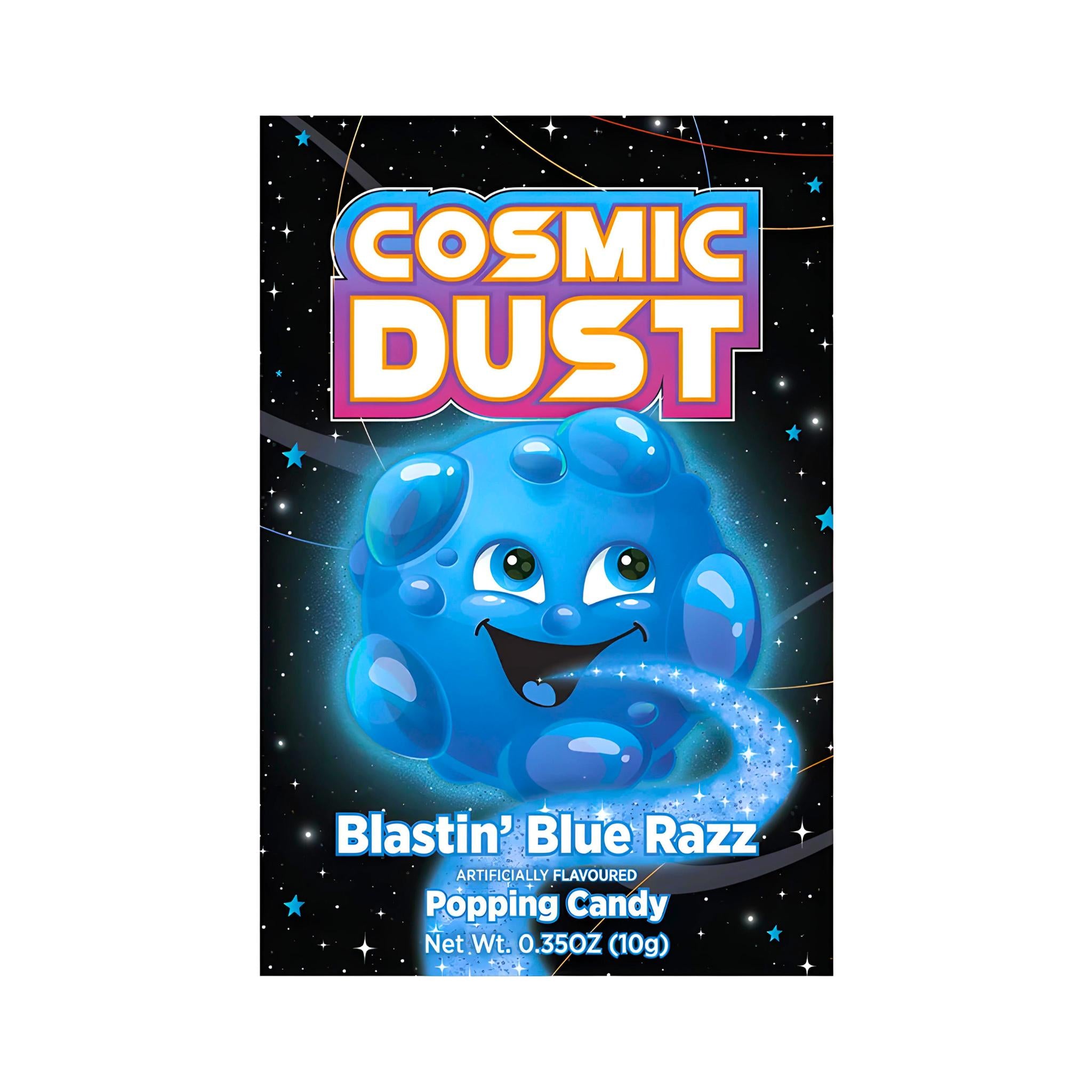 Cosmic Dust Blastin' Blue Razz Popping Candy - 10g