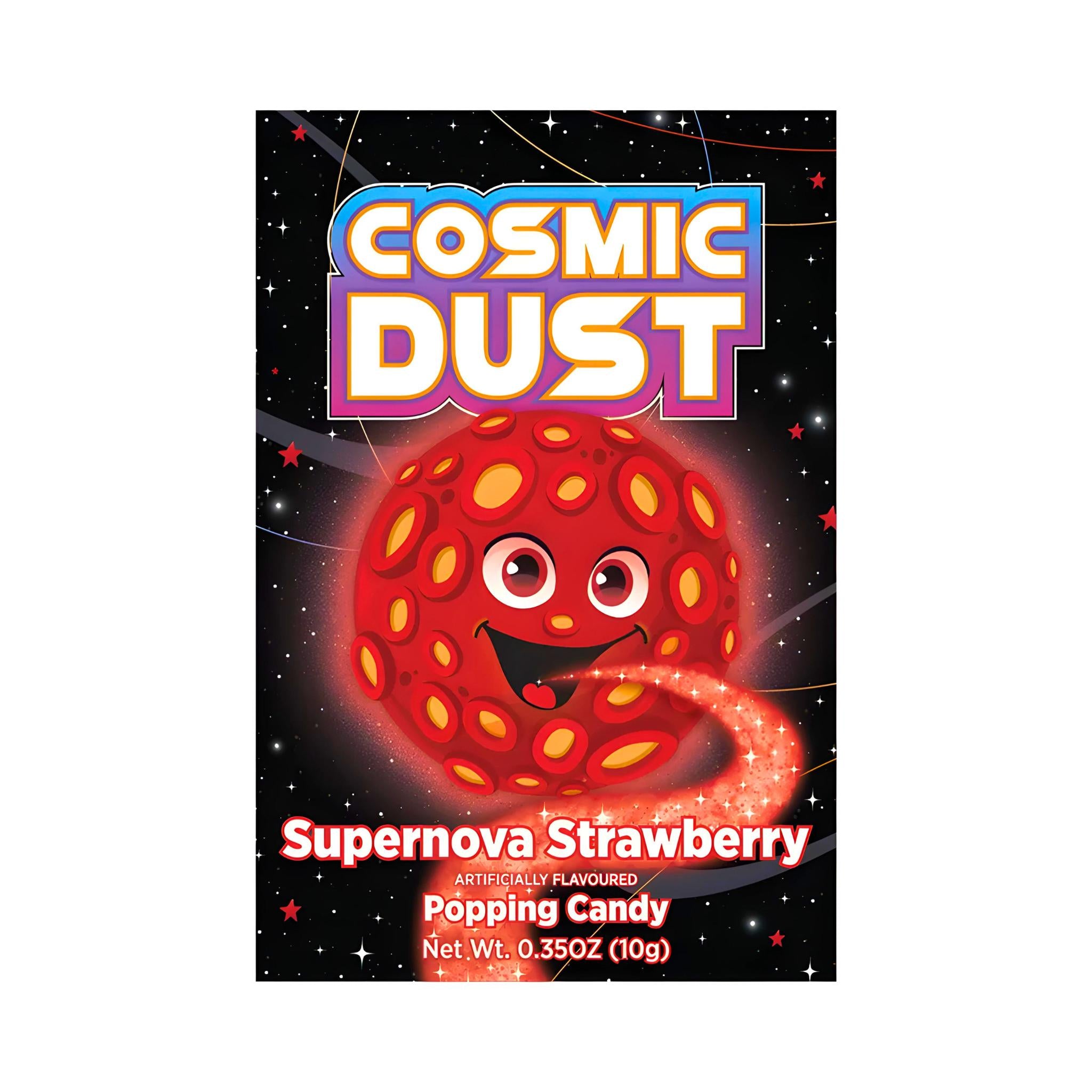 Cosmic Dust Supernova Strawberry Popping Candy - 10g