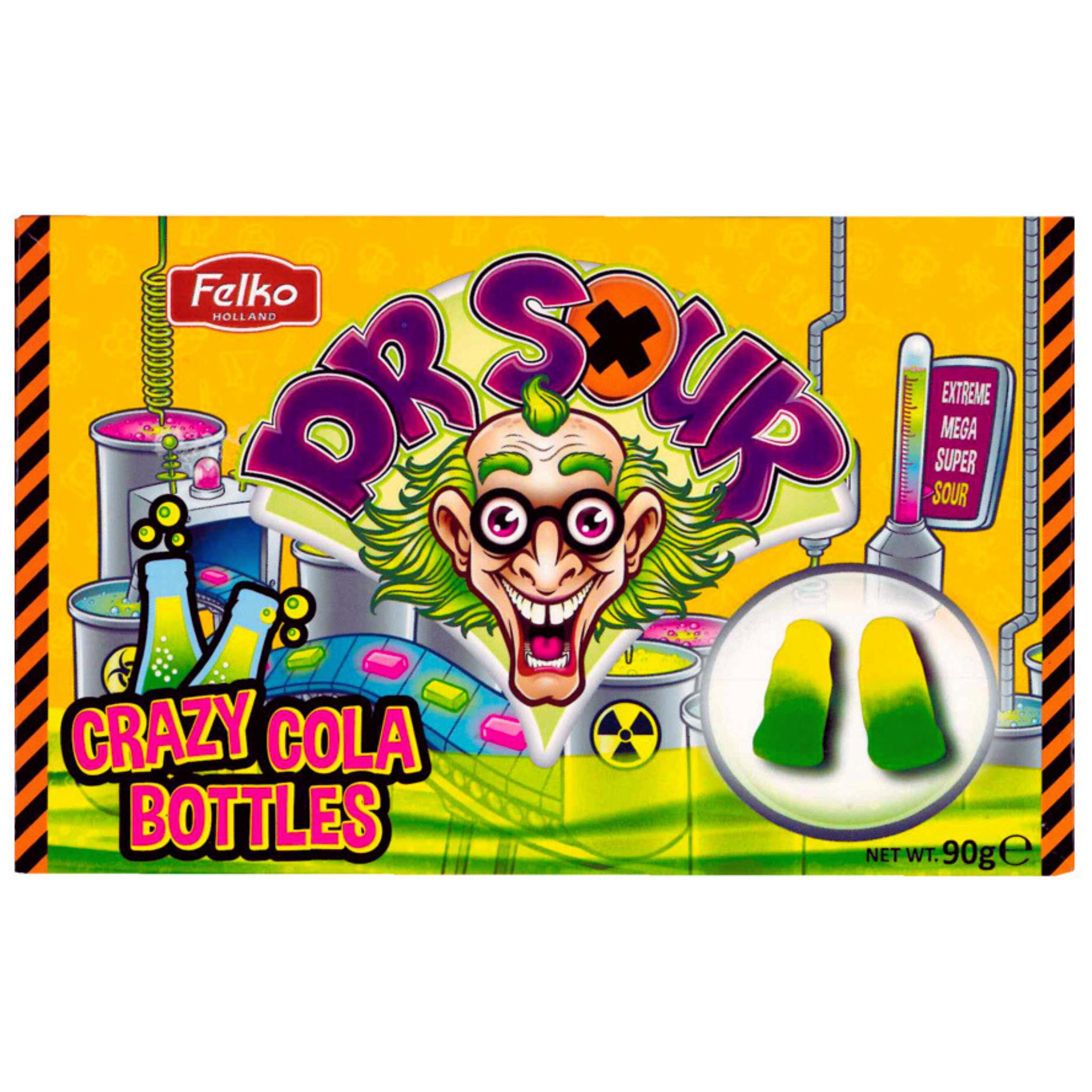 Dr Sour Crazy Cola Bottles - 90g