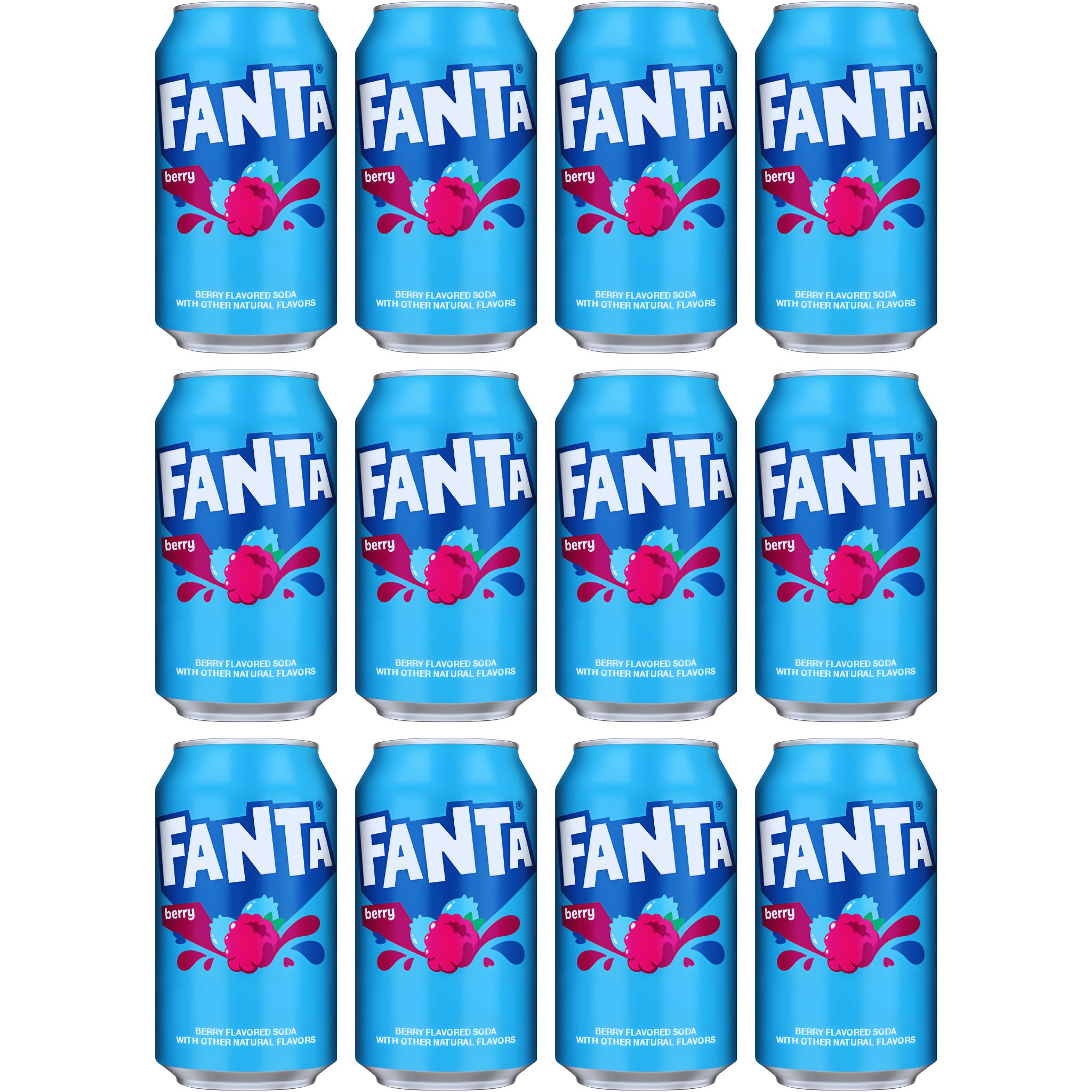 Fanta Berry Bundle - 12 x 355ml (USA) (INCL. STATIEGELD)