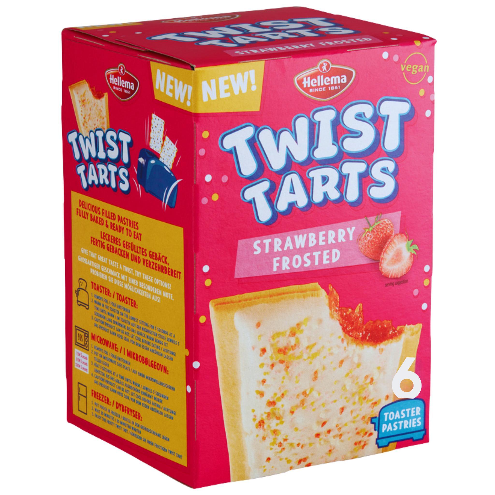 Hellema Twist Tarts Strawberry Frosted - 210g