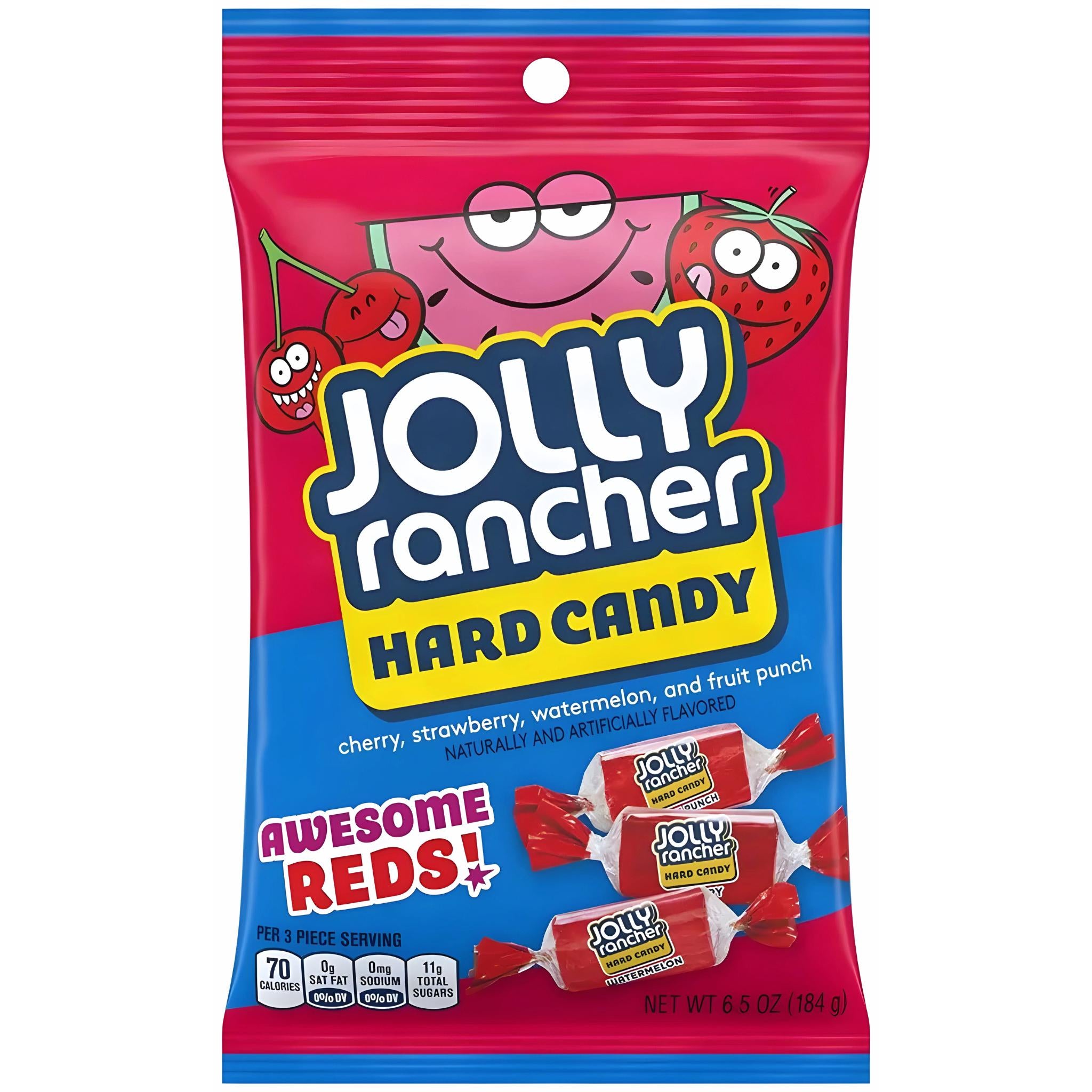 Jolly Rancher Hard Candy Awesome Reds - 184g