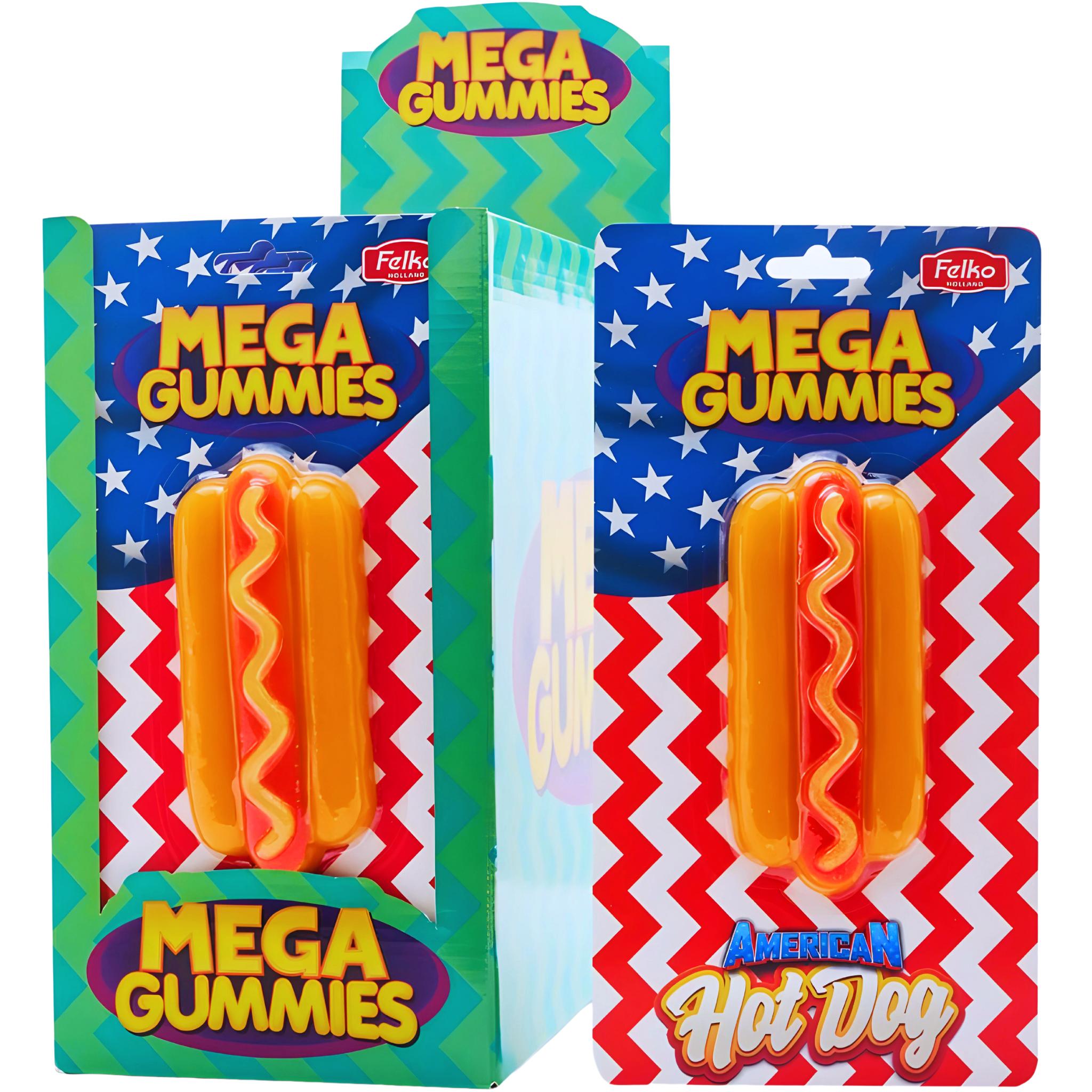 Mega Gummies American Hot Dog (XL) - 120g