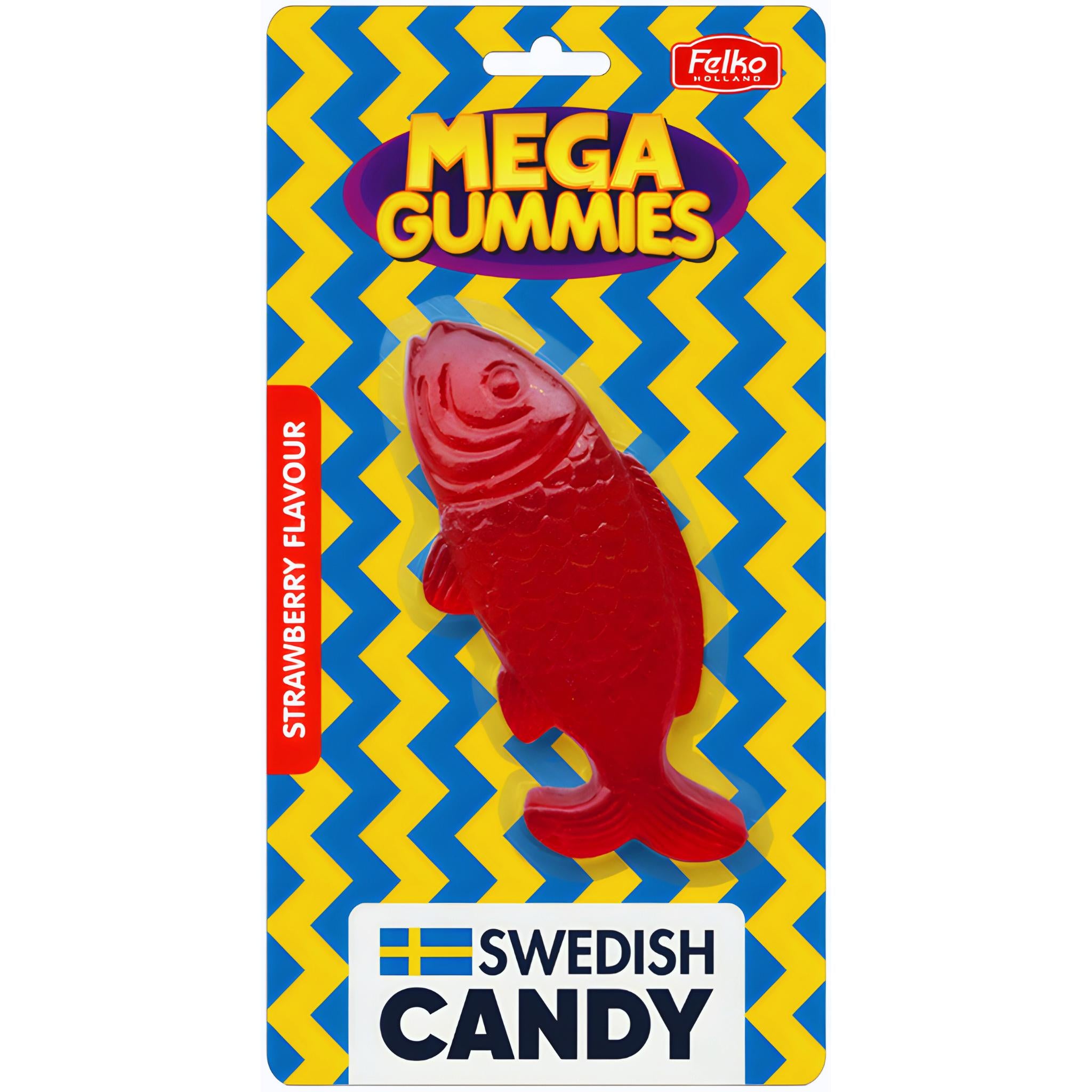 Mega Gummies Swedish Candy Fish (XL) - 120g