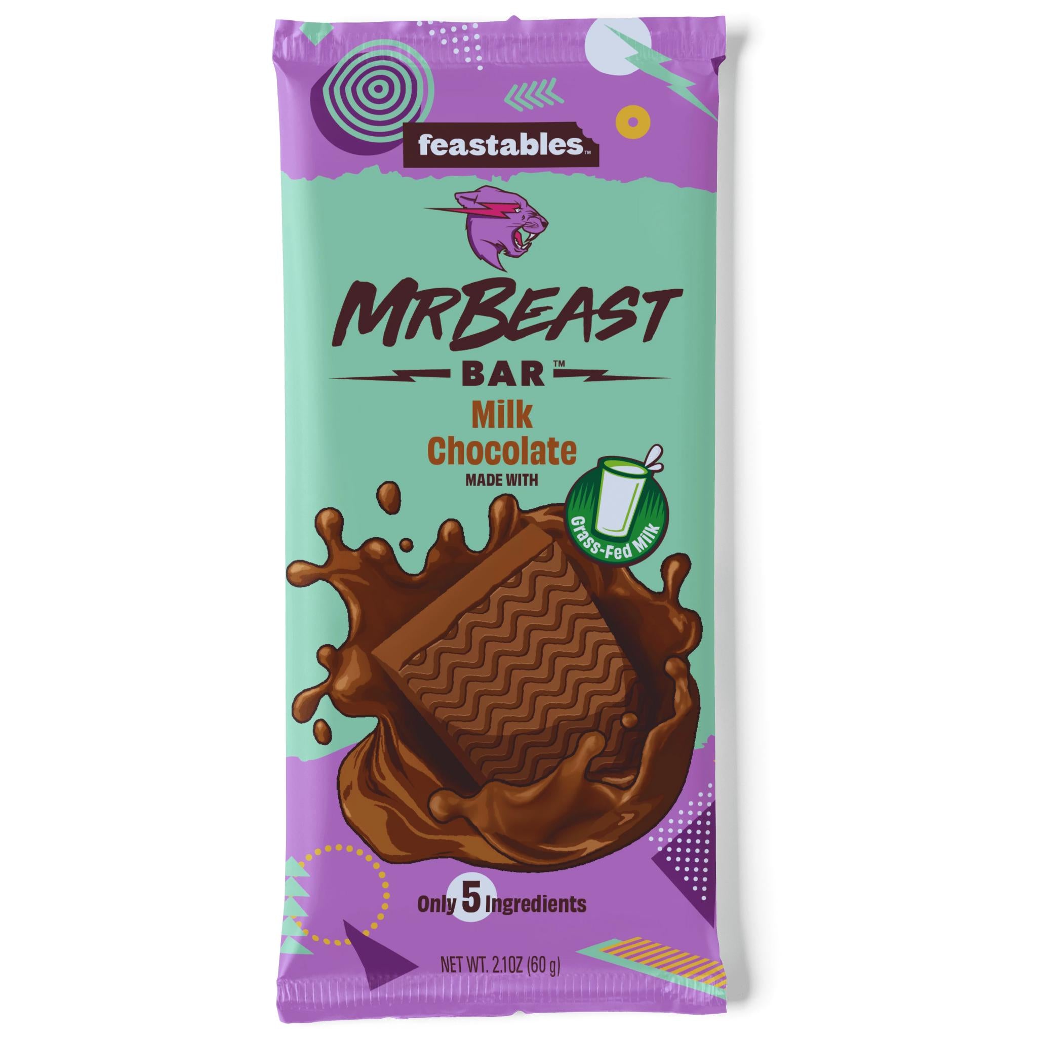 Mr Beast Feastables Milk Chocolate - 60g