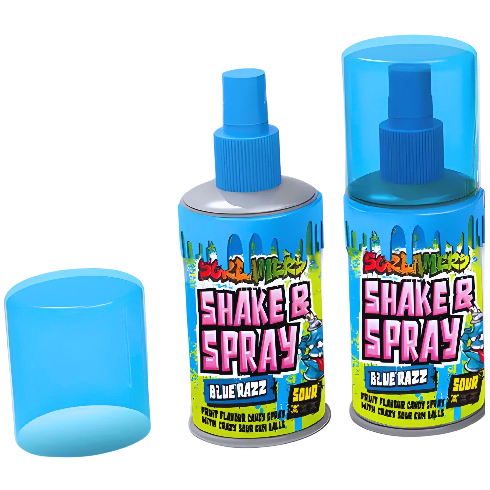 Screamers Shake &amp; Spray Blue Razz – 82 g