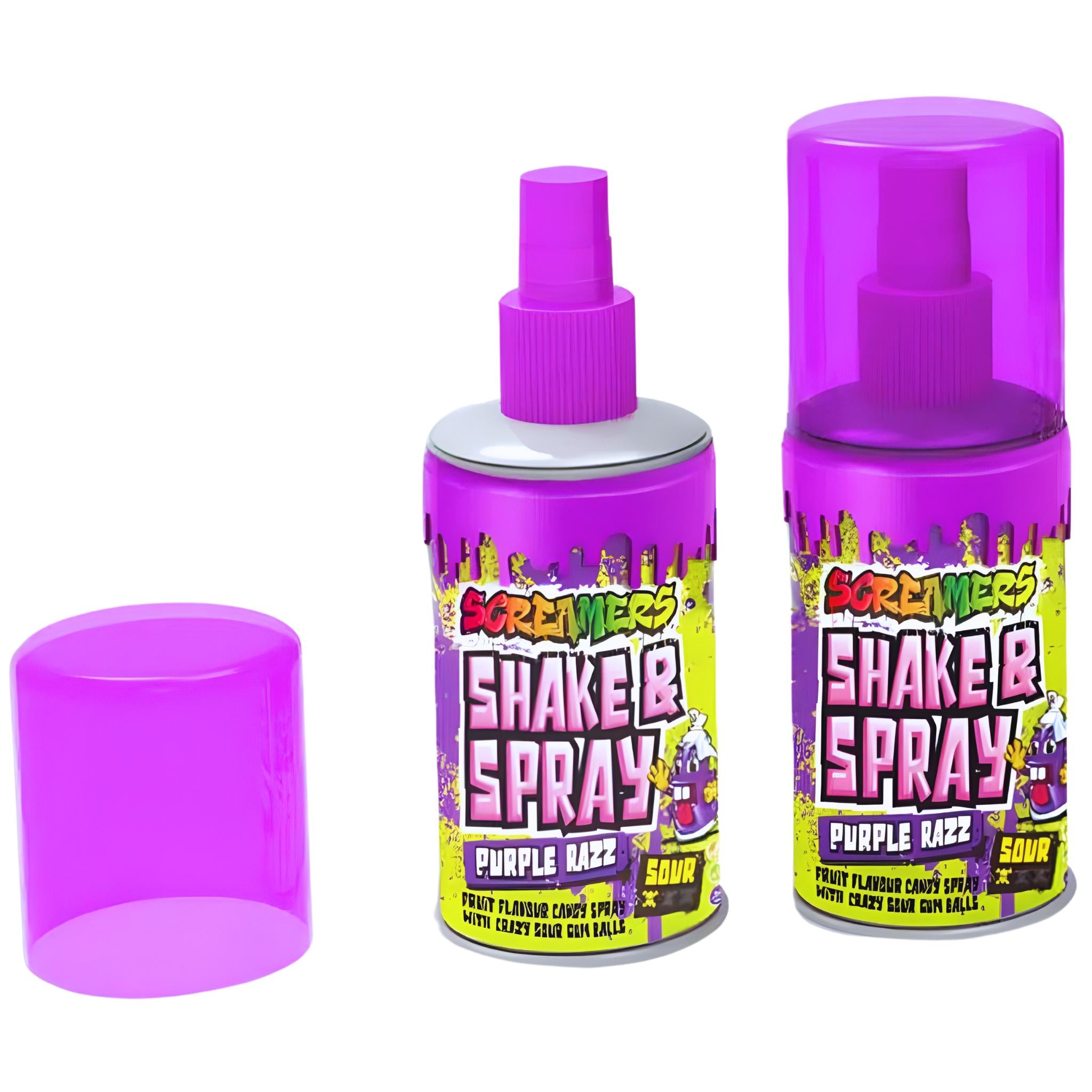 Screamers Shake & Spray Purple Razz - 82g