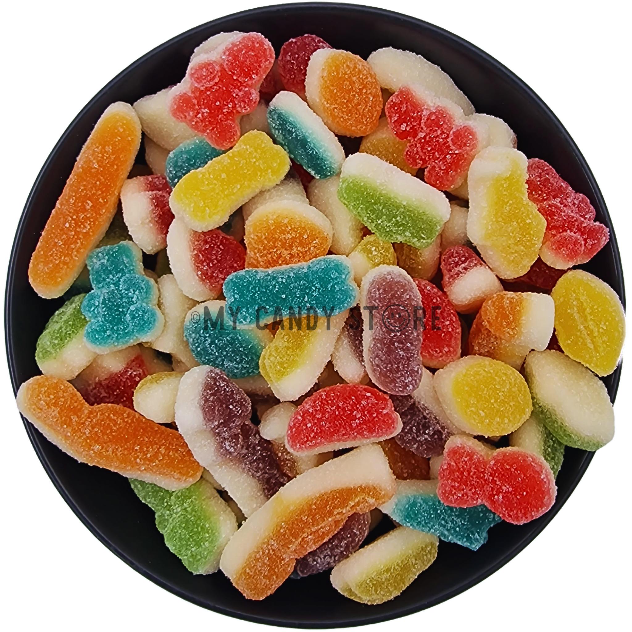 Sour Rainbow Gummies Mix - 500g/1 kg