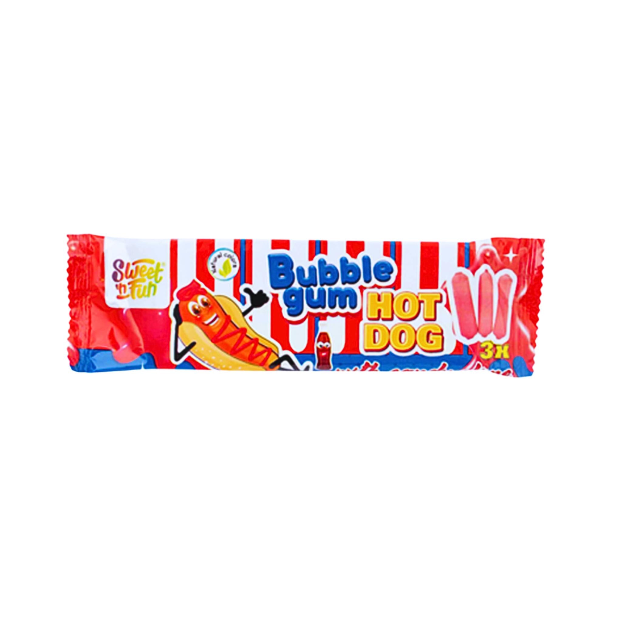 Sweet'n Fun Bubble Gum Hot Dog - 20g