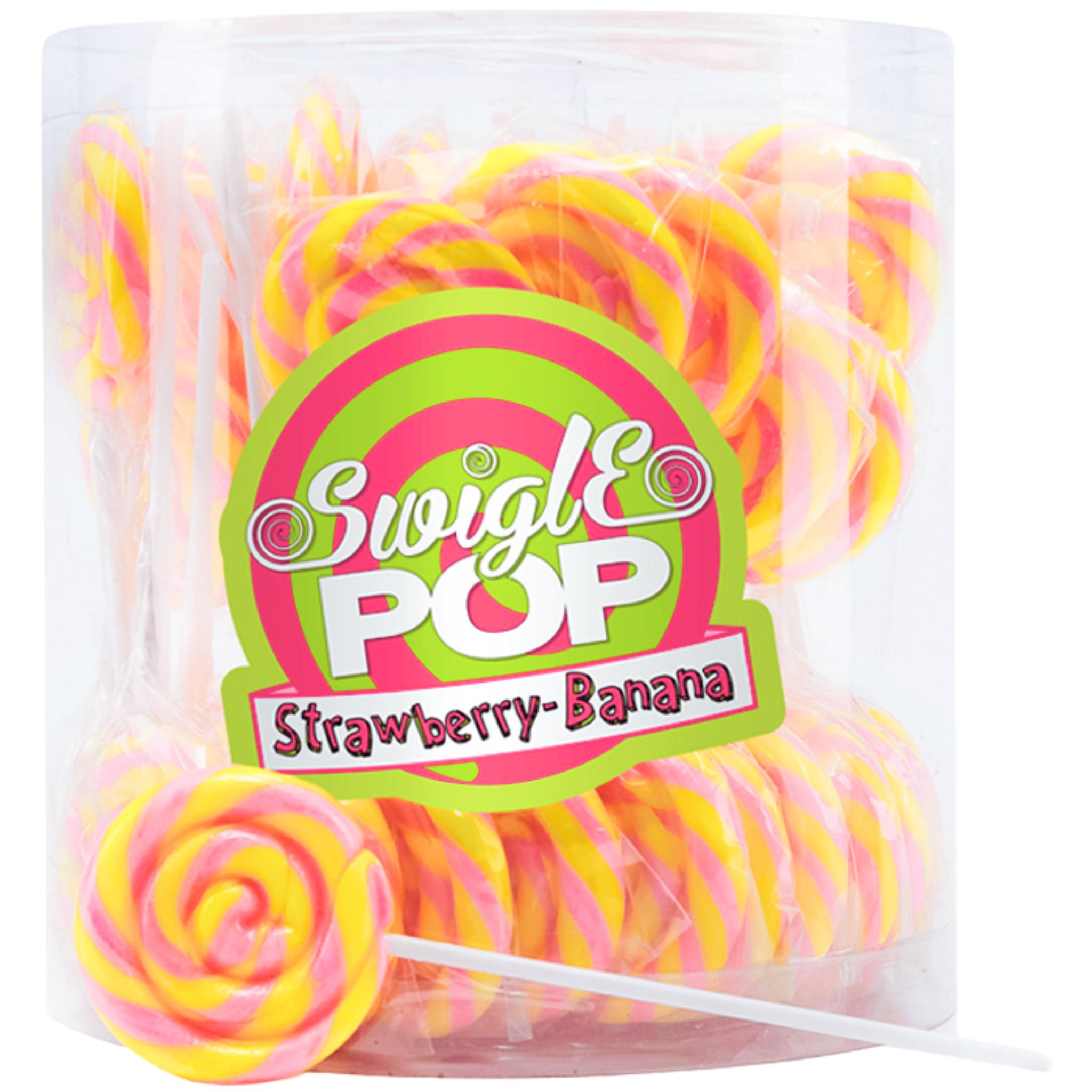 Swigle Pop Strawberry-Banana - 12g