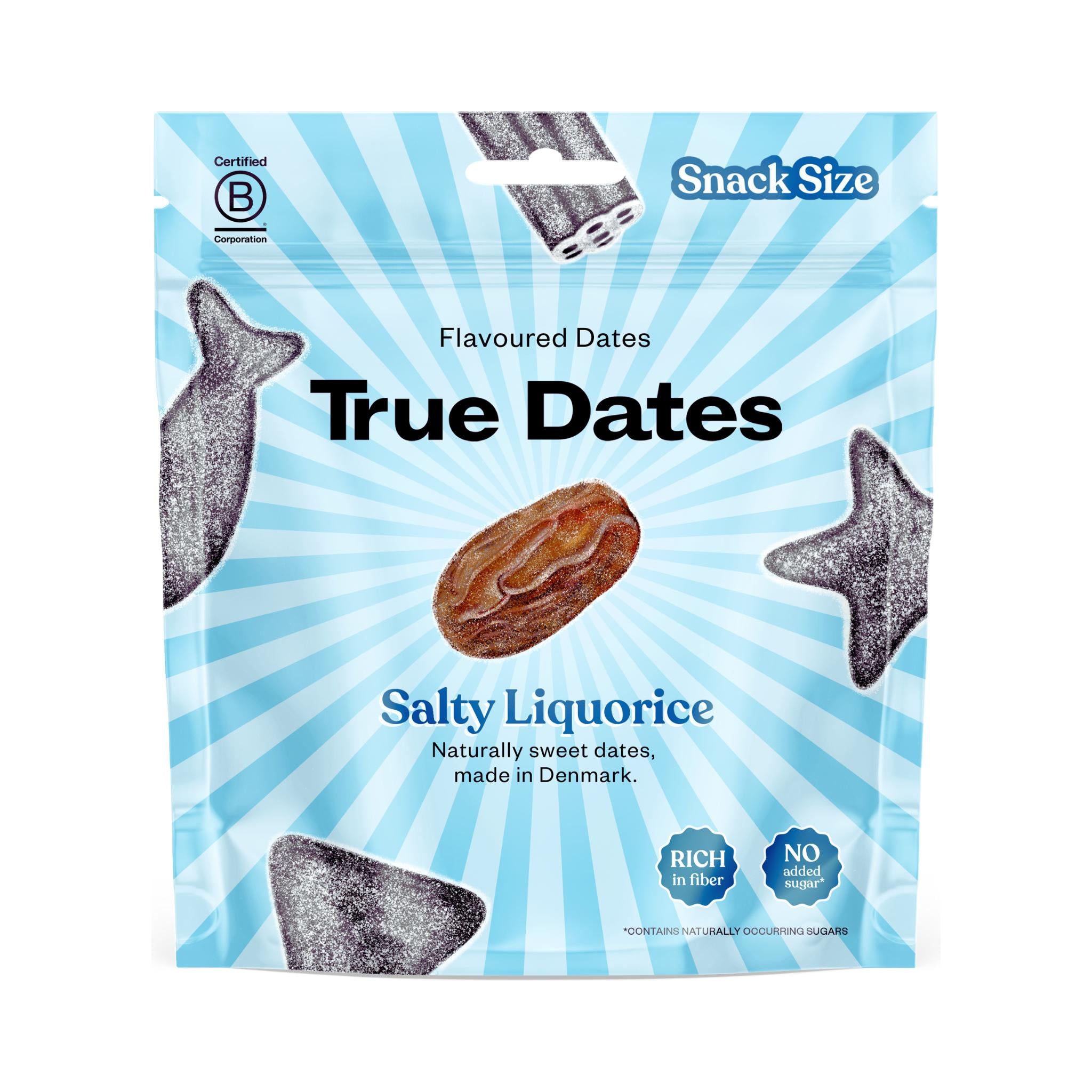 True Dates Salty Liquorice - 70g