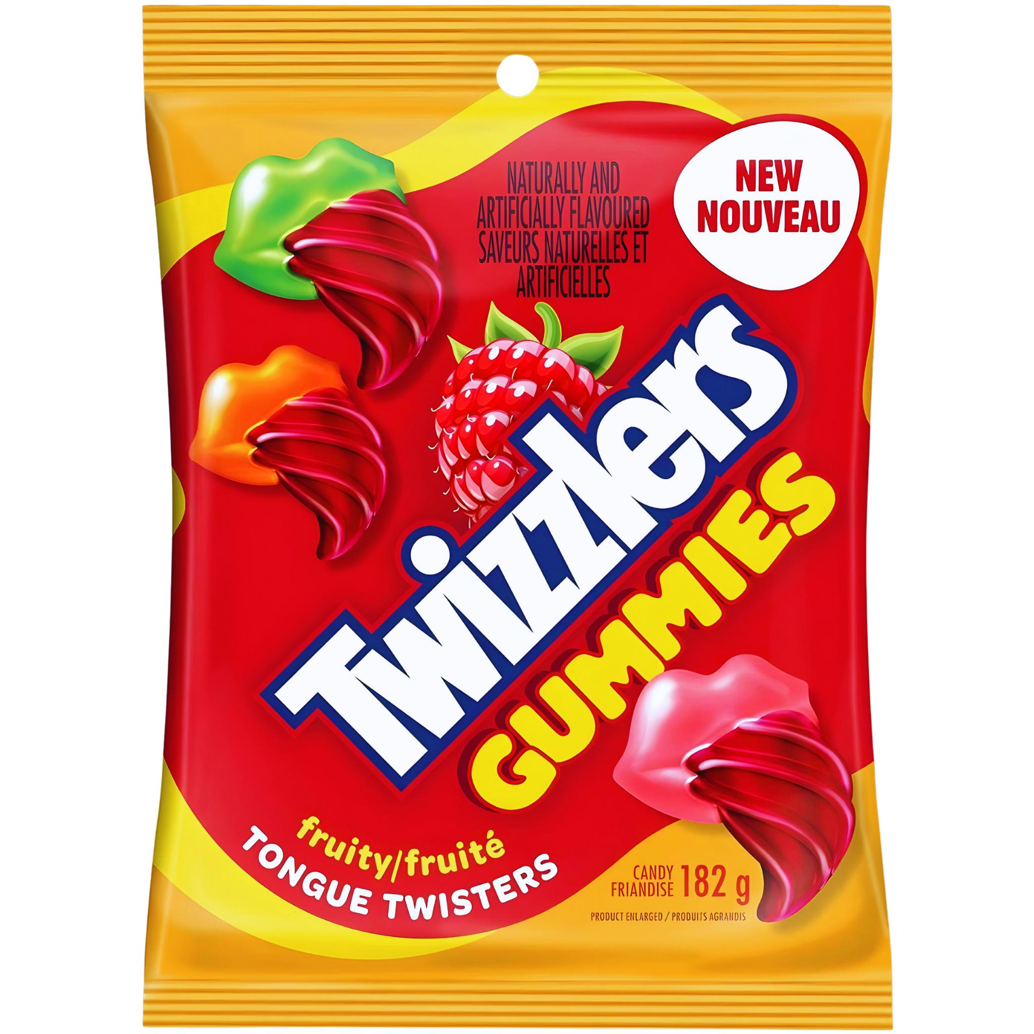 Twizzlers Tongue Twisters Fruity Gummies - 182g