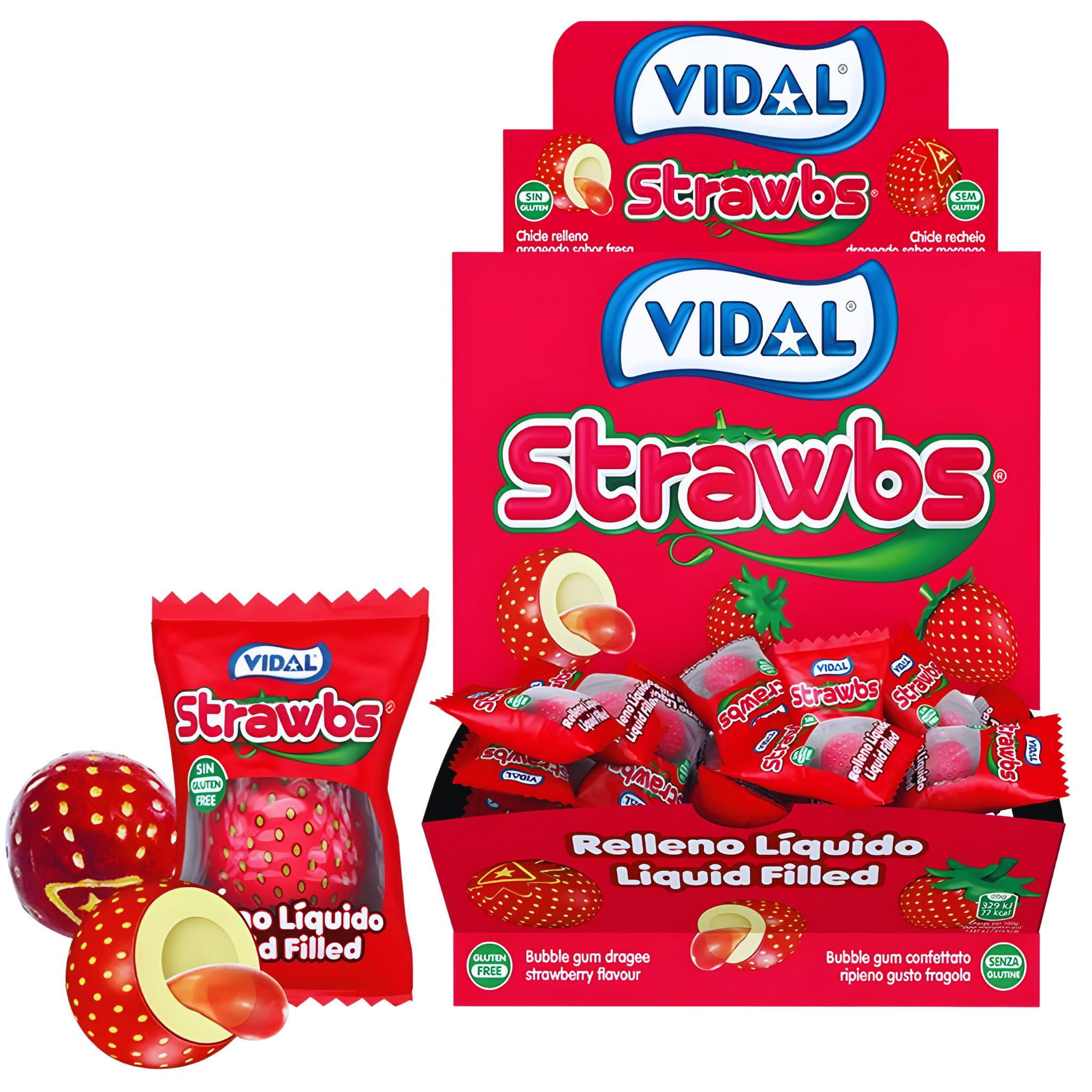 Vidal Strawbs Bubble Gum - 5g