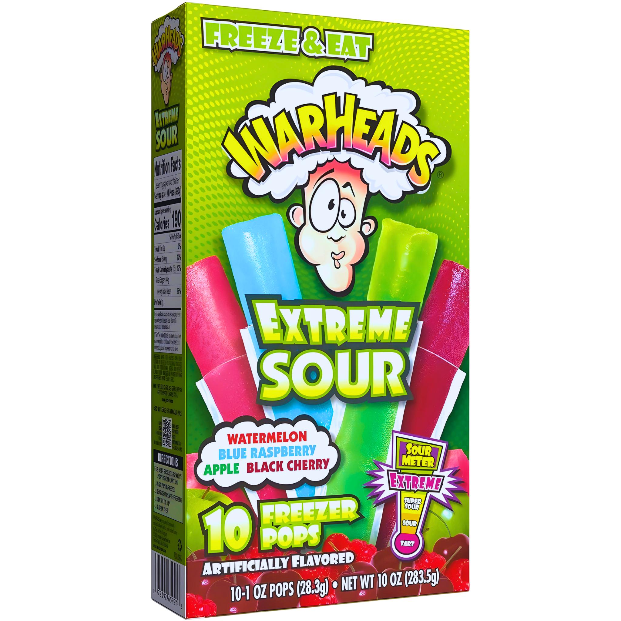 Warheads Extreme Sour Freezer Pops – 283,5 g